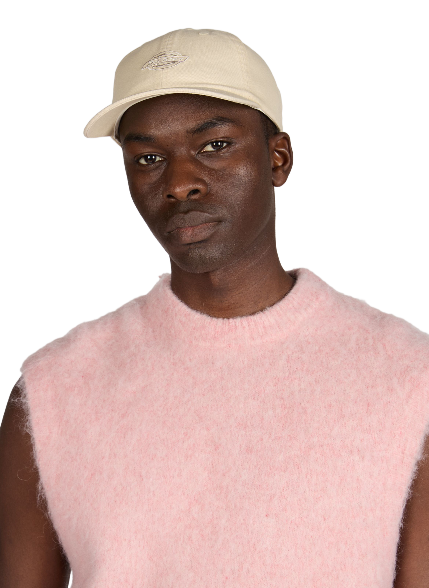 Casquette broderie logo en coton DICKIES Beige