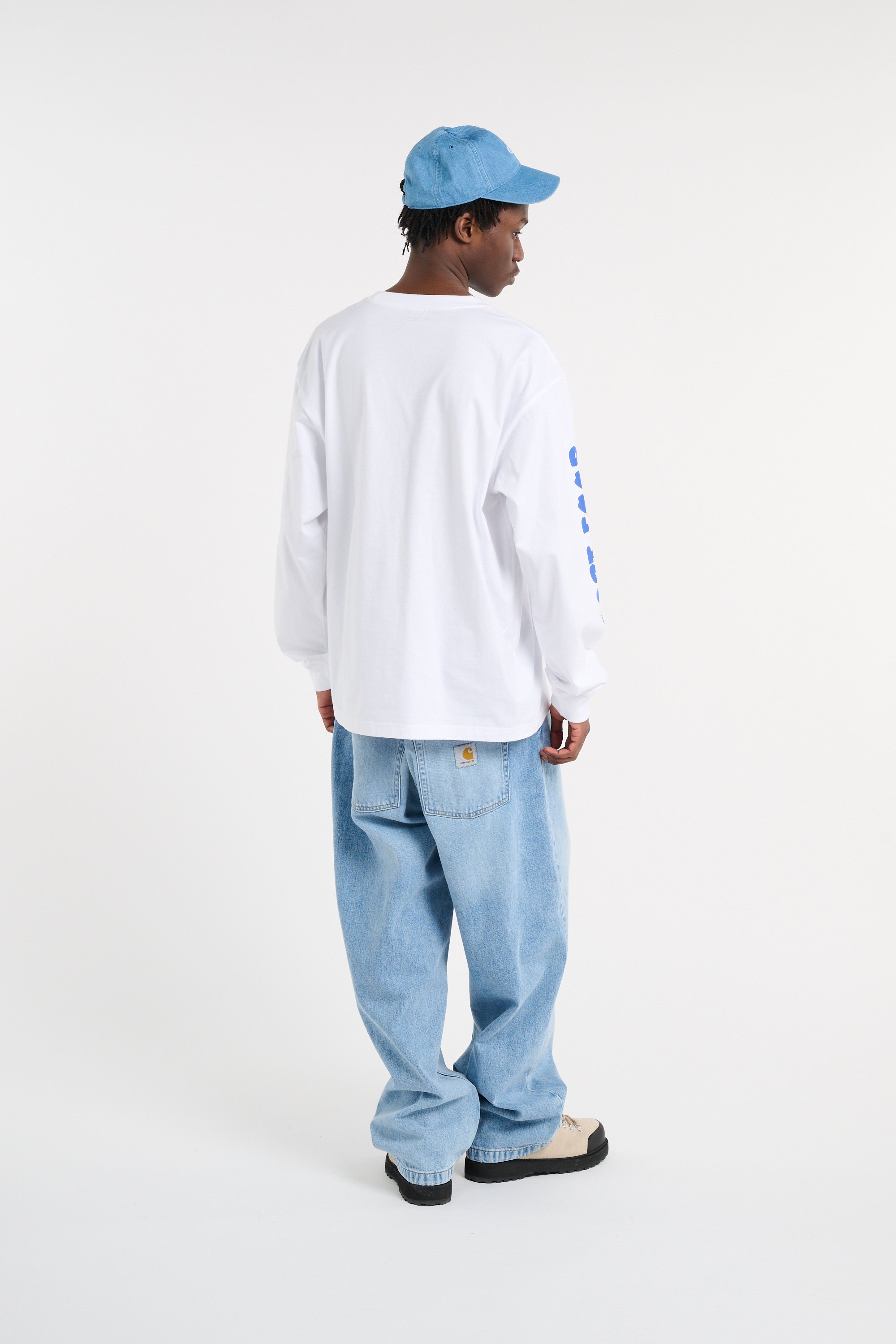 T-shirt l/s cold drinks t-shirt CARHARTT WIP Blanc