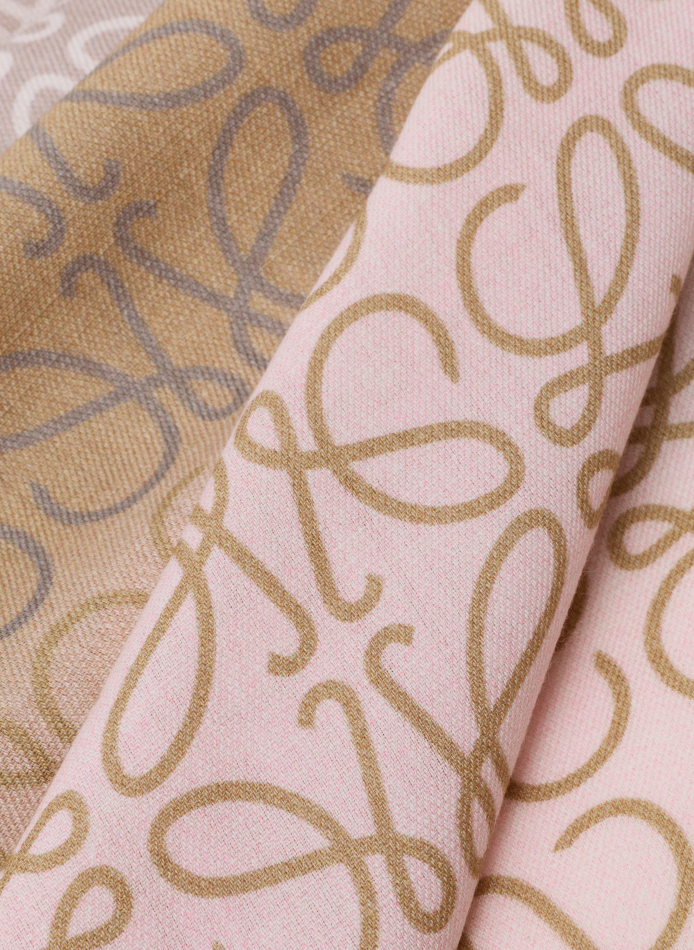 Wool, silk, and cashmere scarf LOEWE Multicolour