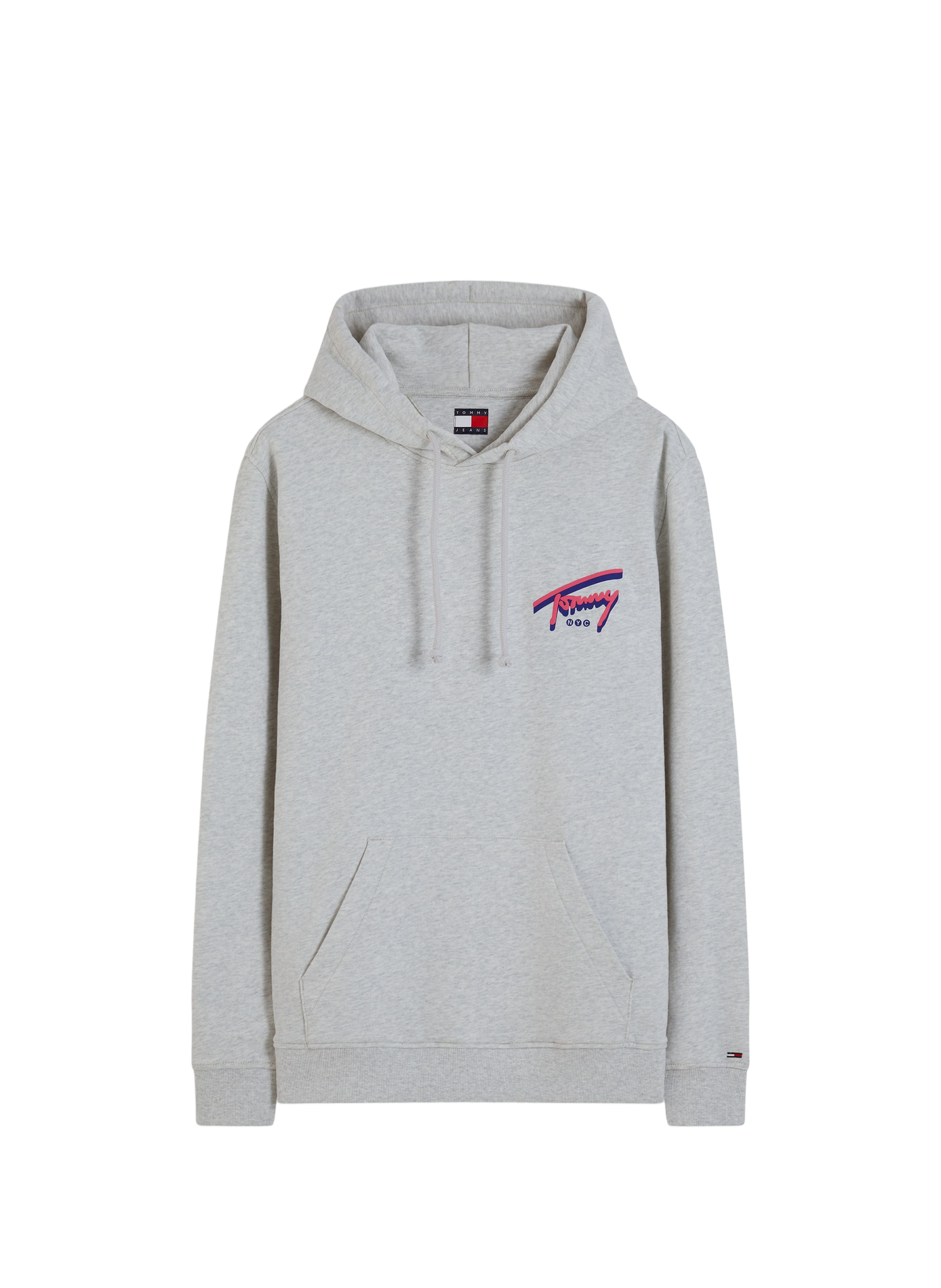 Hooded cotton jacket TOMMY HILFIGER Grey