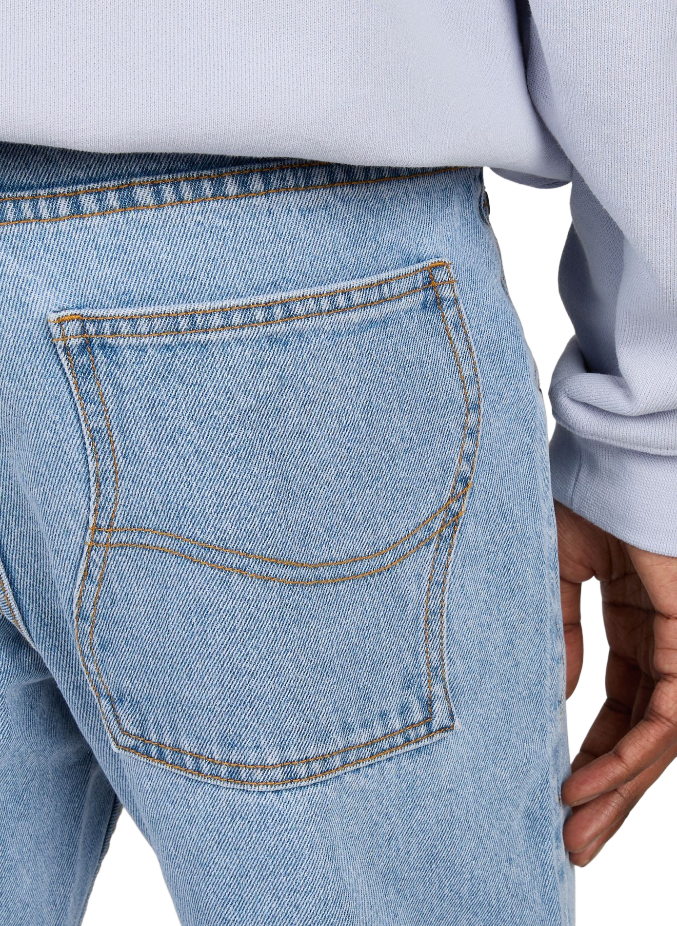 Straight-cut cotton jeans DIME Blue