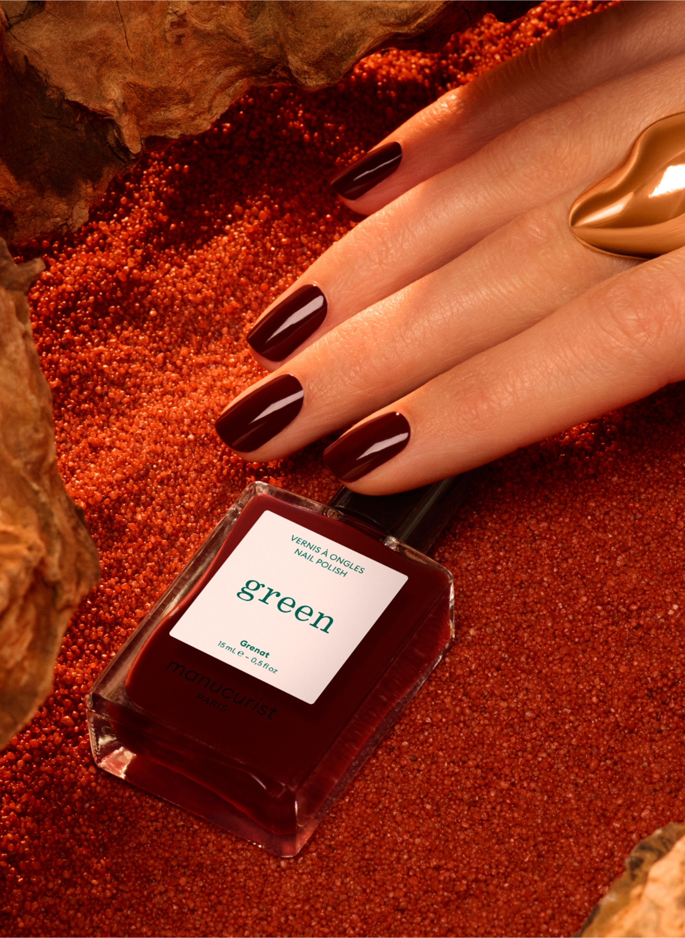 Green - Grenat MANUCURIST Rouge maronné