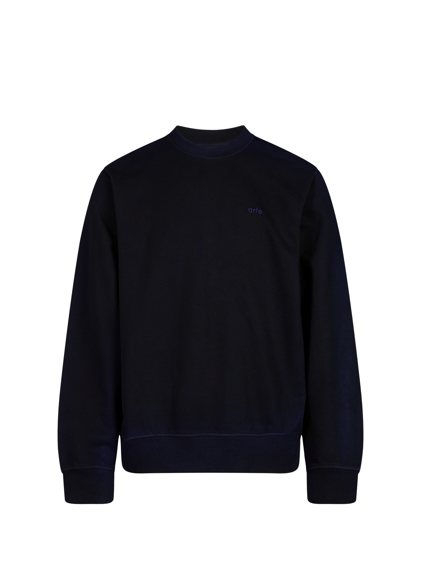 Pull Sunfade crewneck droit col rond en coton ARTE ANTWERP Bleu