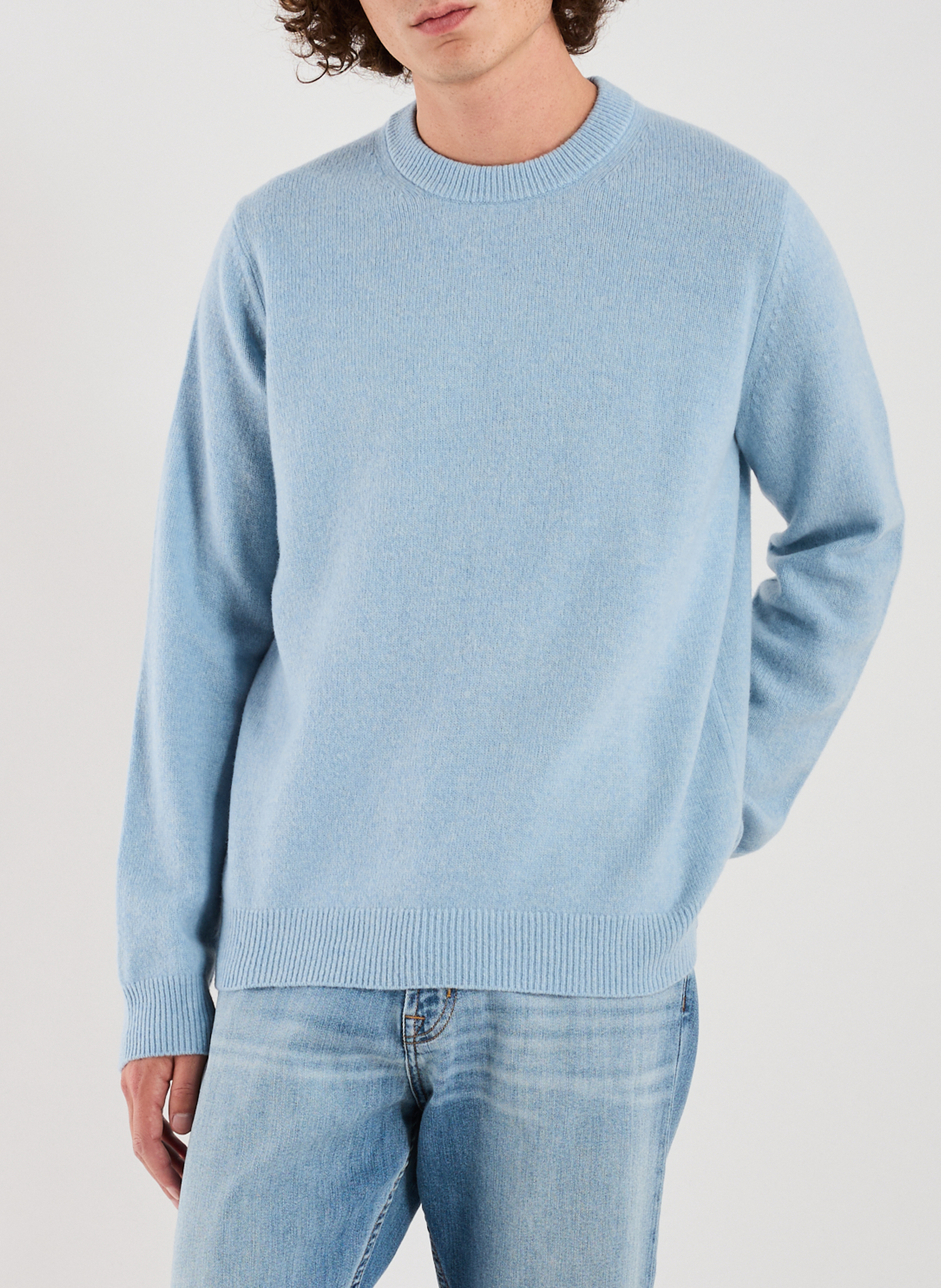 Merinowollpullover SAMSOE SAMSOE Blau