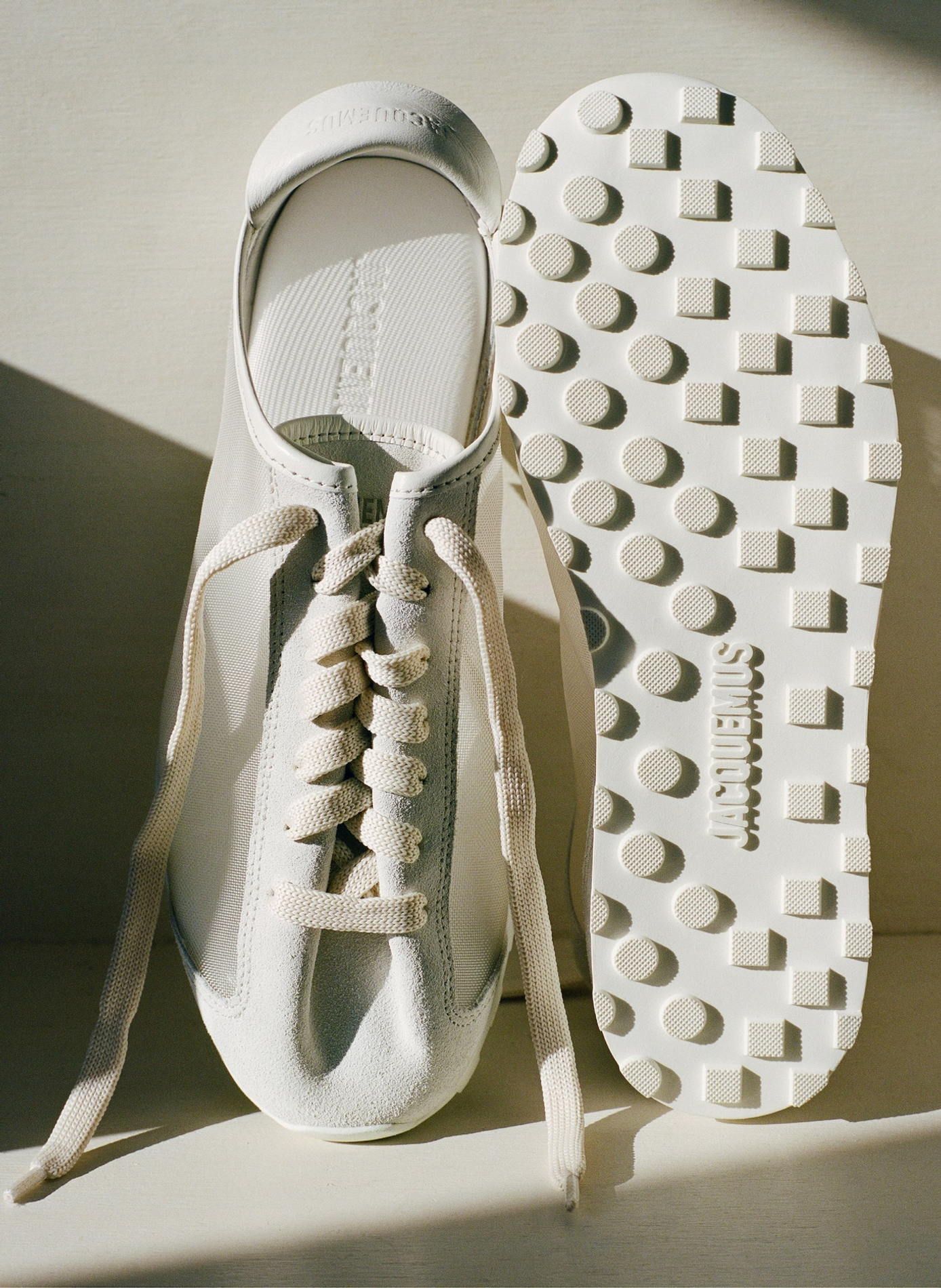 Zapatillas de tenis con suela dentada JACQUEMUS Blanco