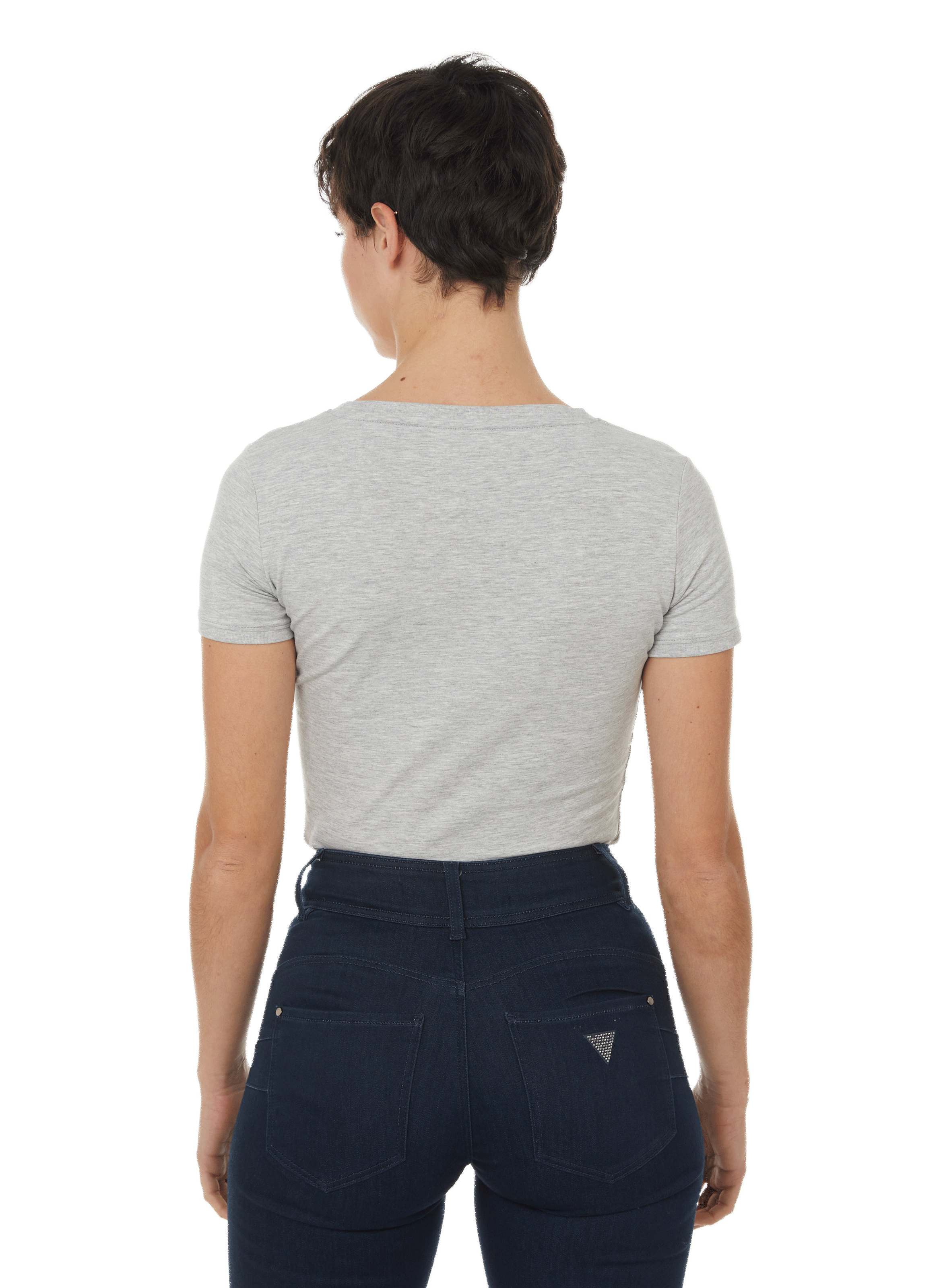 T-shirt en coton GUESS Gris