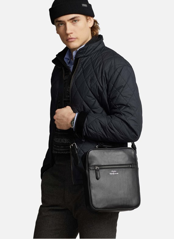Leather Shoulder Bag Polo Ralph Lauren Men Printemps
