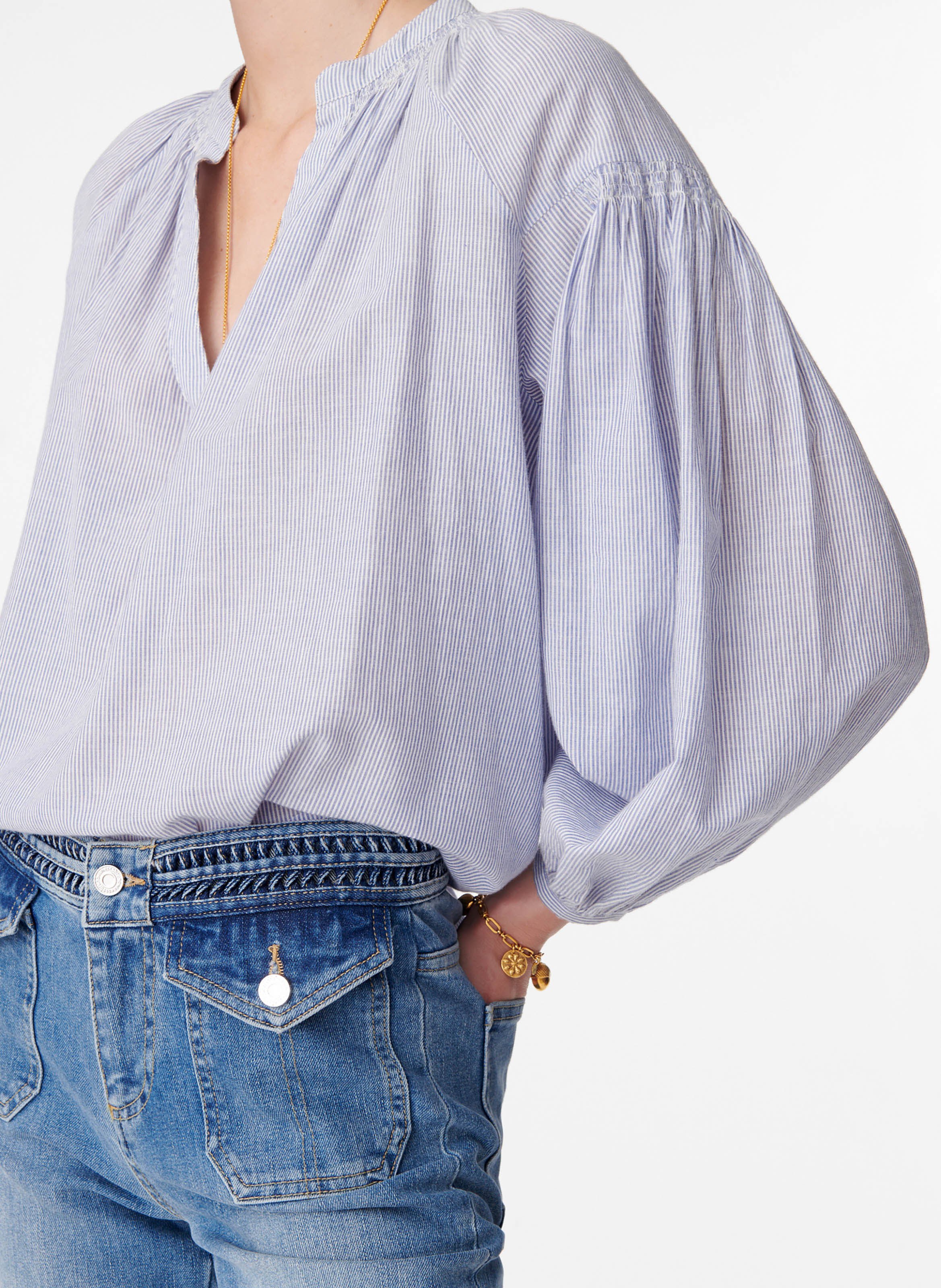 Blouse nipoa VANESSA BRUNO Bleu