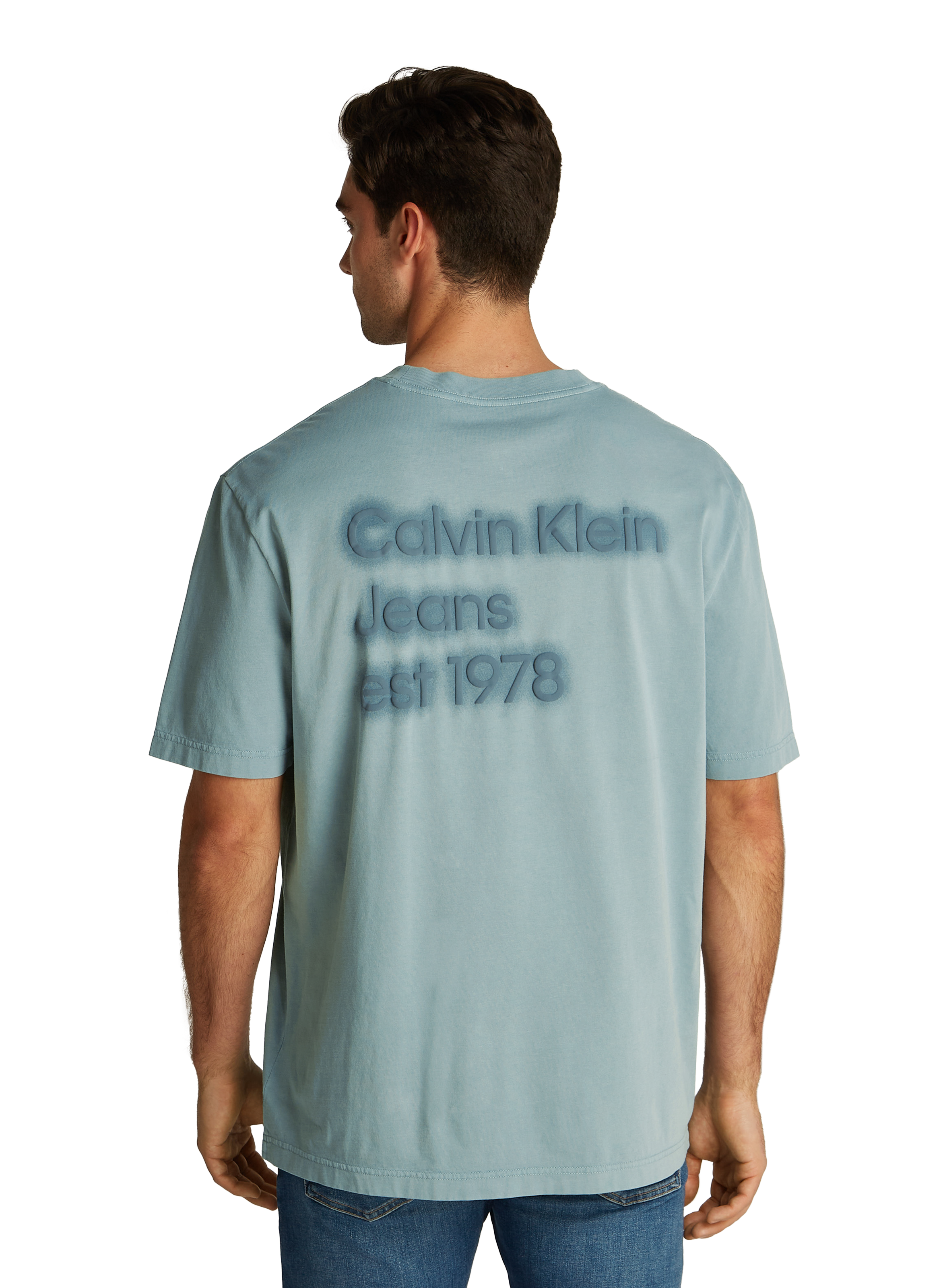 Logo T-shirt CALVIN KLEIN Grey