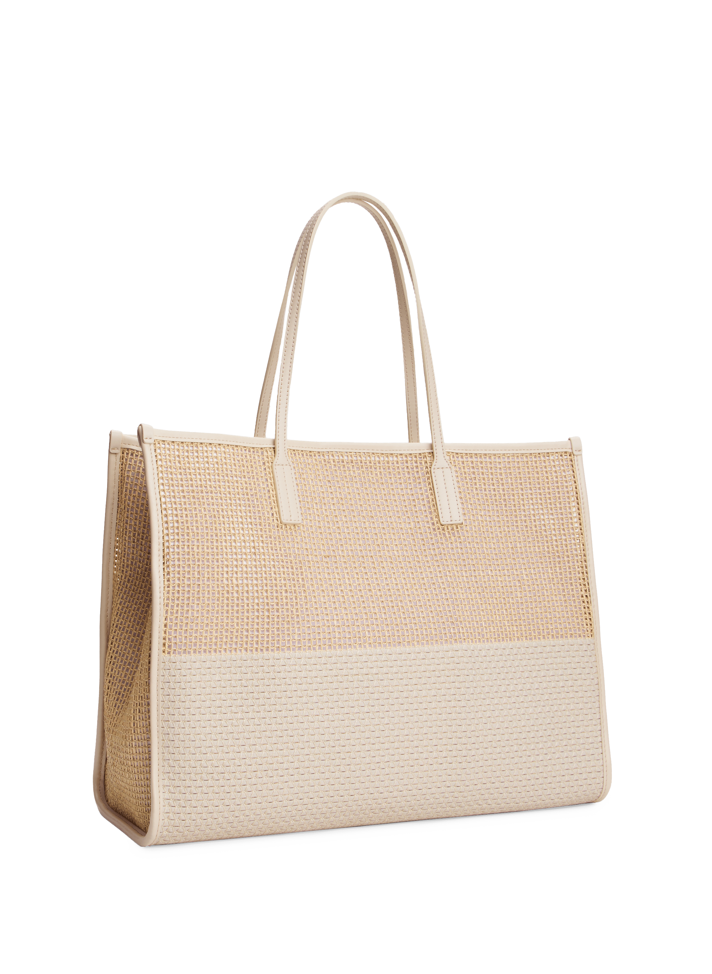 Sac cabas City tissé TOMMY HILFIGER Beige