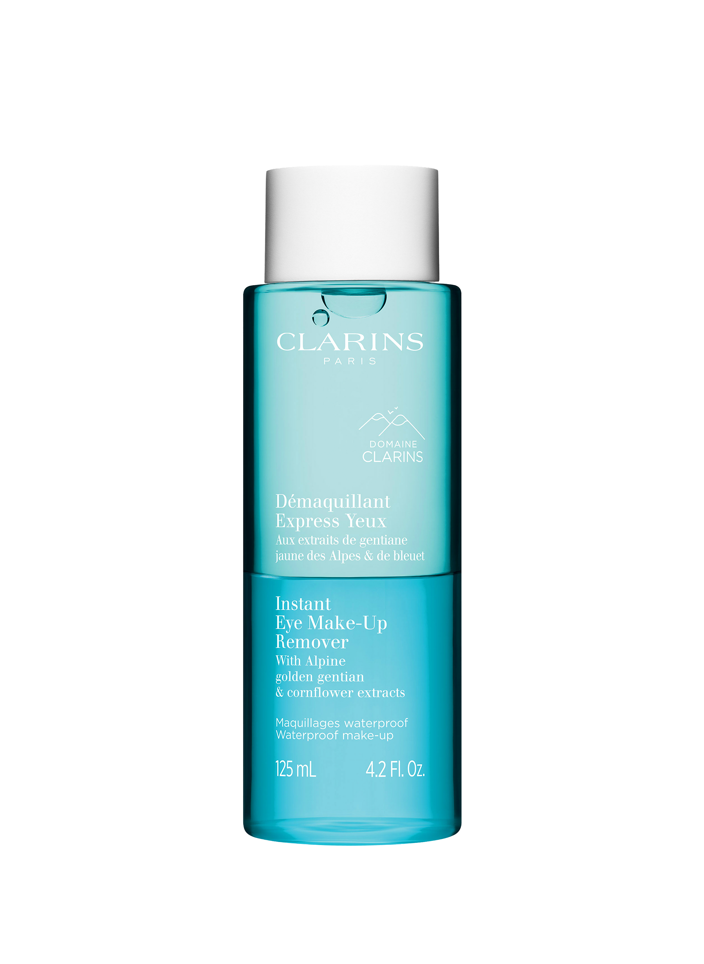 Instant Eye Make-Up Remover with Alpine golden gentian &amp;amp; cornflower extracts CLARINS No color