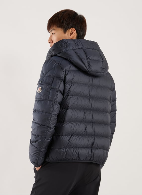Short hooded puffer jacket Najan | Blue by MONCLER Short hooded puffer jacket Najan Blue
