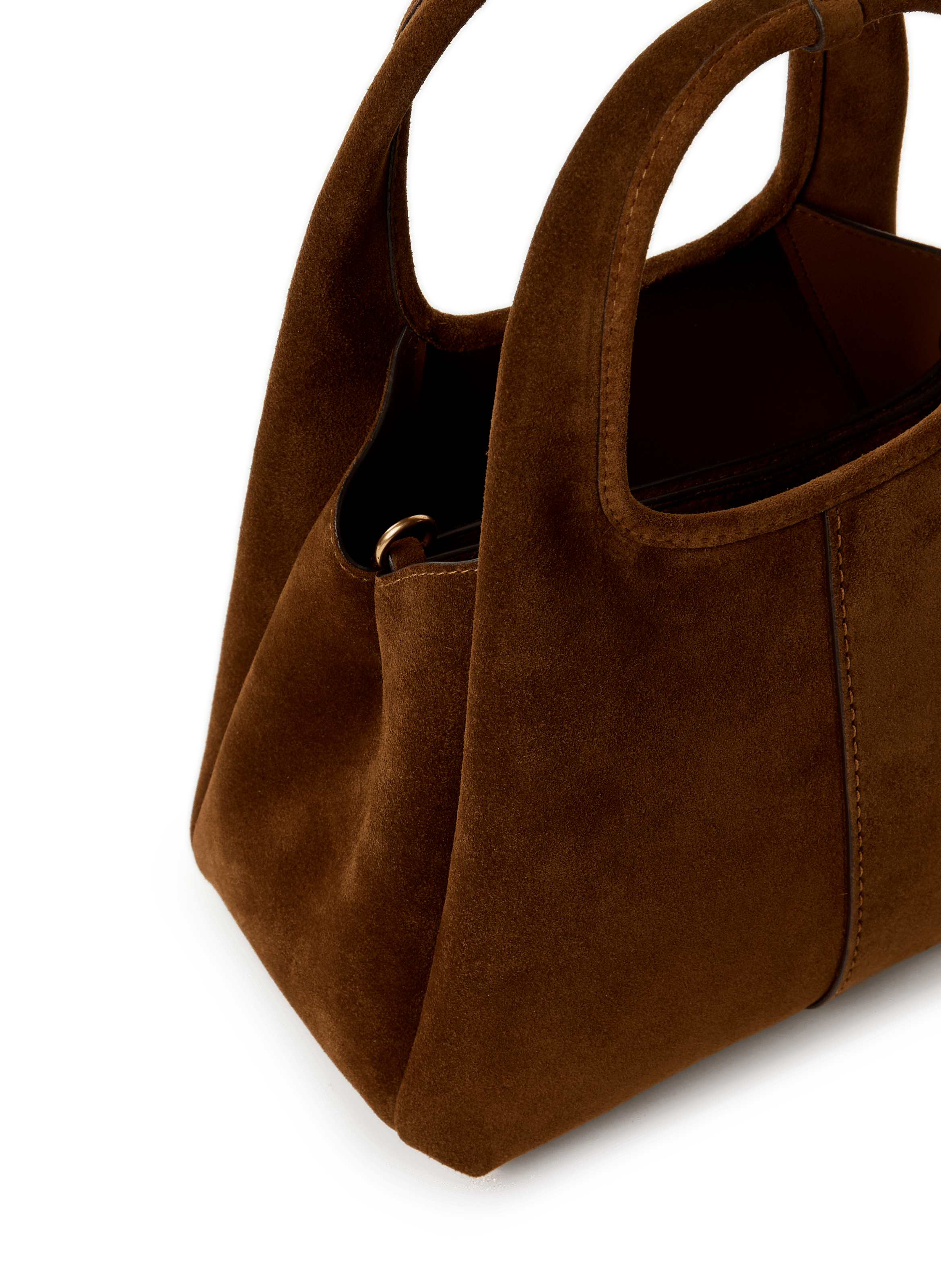 Sac à main en cuir Lana COACH Marron