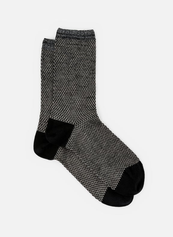 Metallic socks Black by DORÉ DORÉ DORÉ DORÉ Metallic socks Black