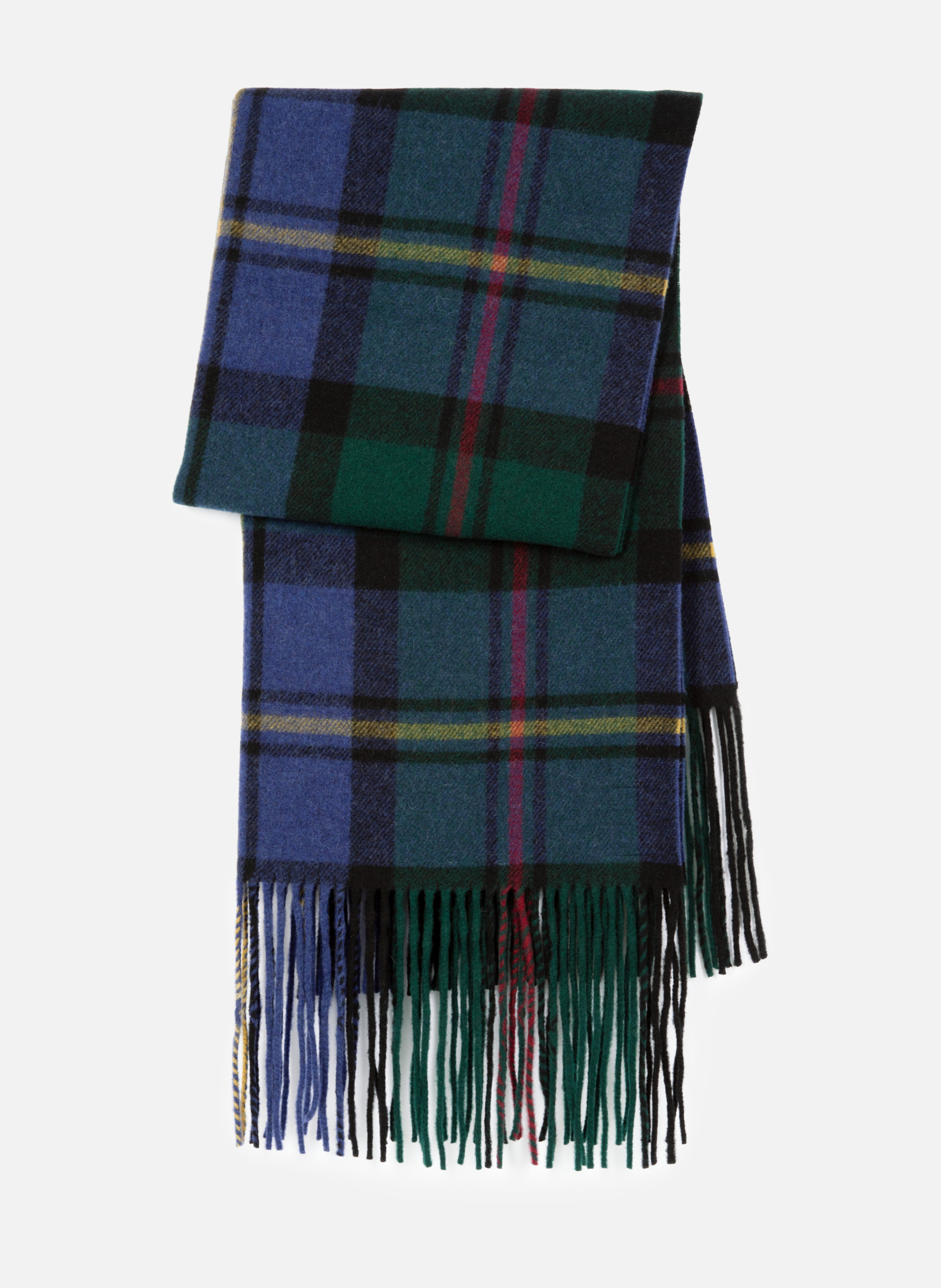 THE KOOPLES Echarpe en tartant unisexe Vert