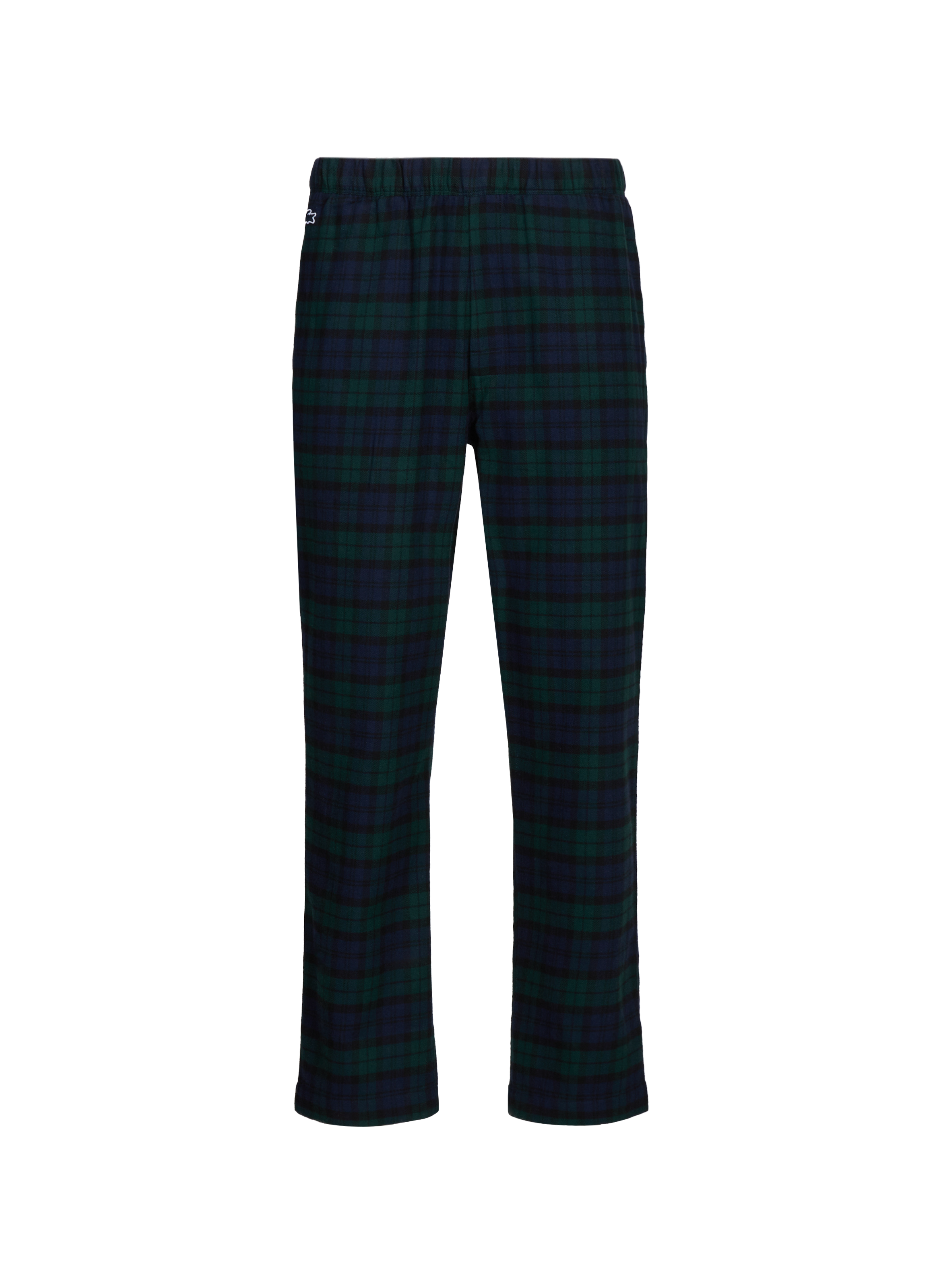 Checked cotton pajama set LACOSTE Green