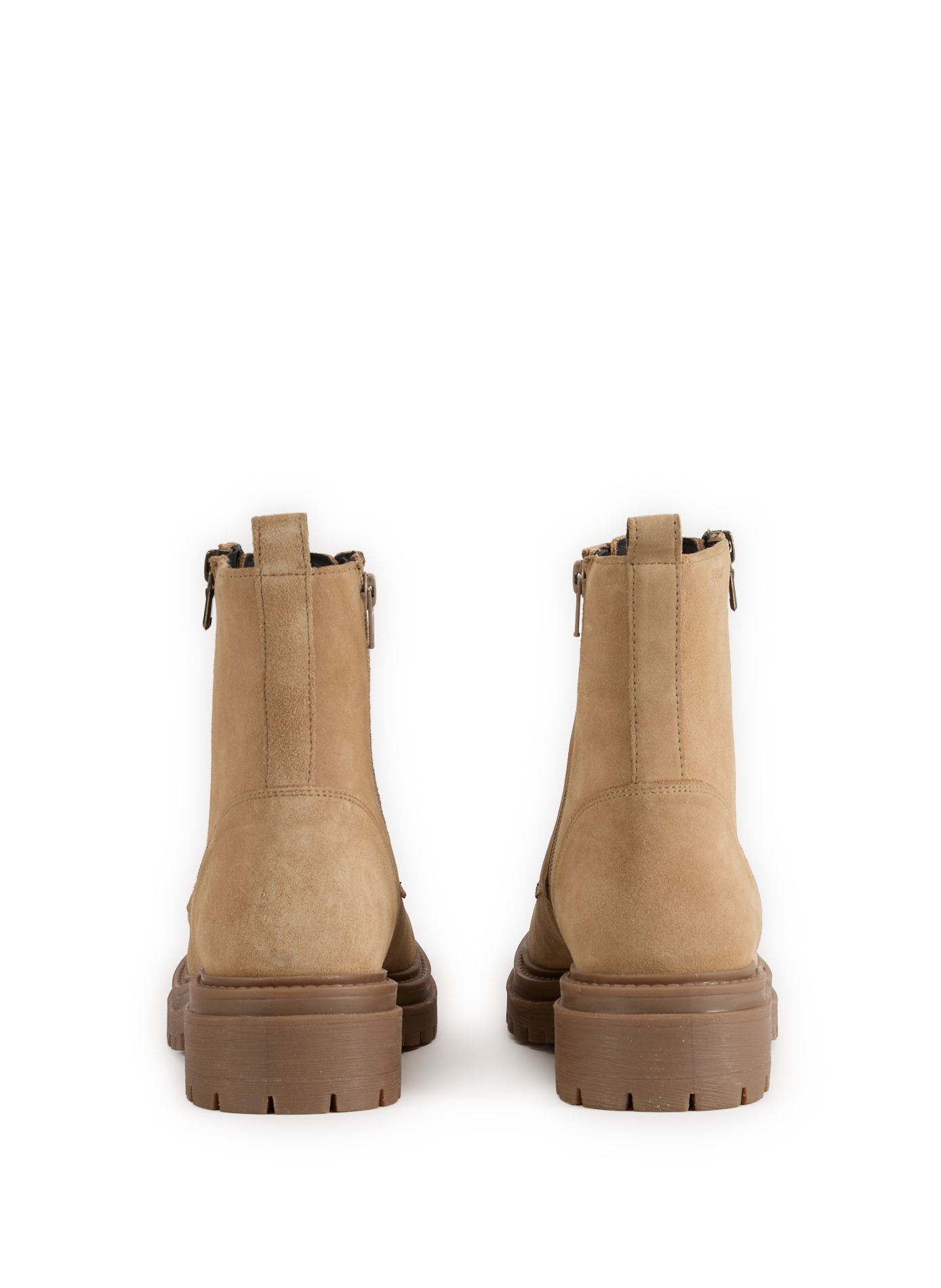 Norize leather ankle boots in goat leather GEOX Beige