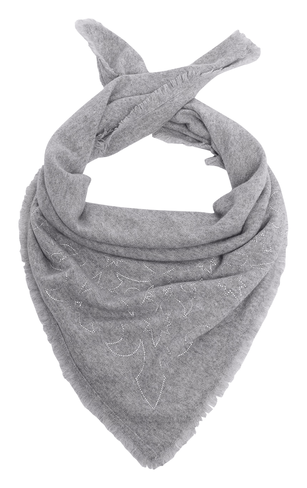 Foulard en cachemire stevie ZADIG&VOLTAIRE Gris