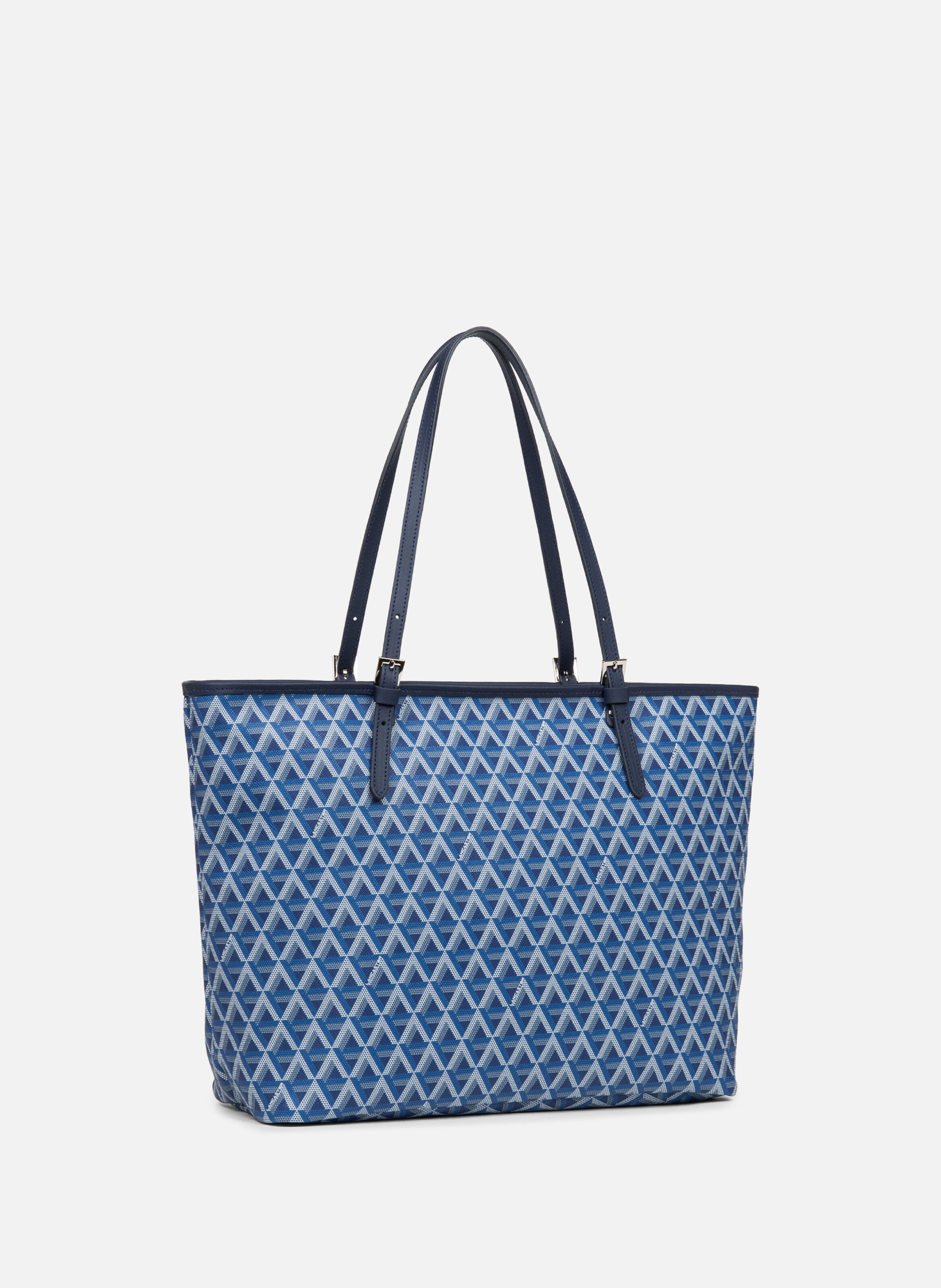 Grand sac cabas épaule - ikon LANCASTER Bleu