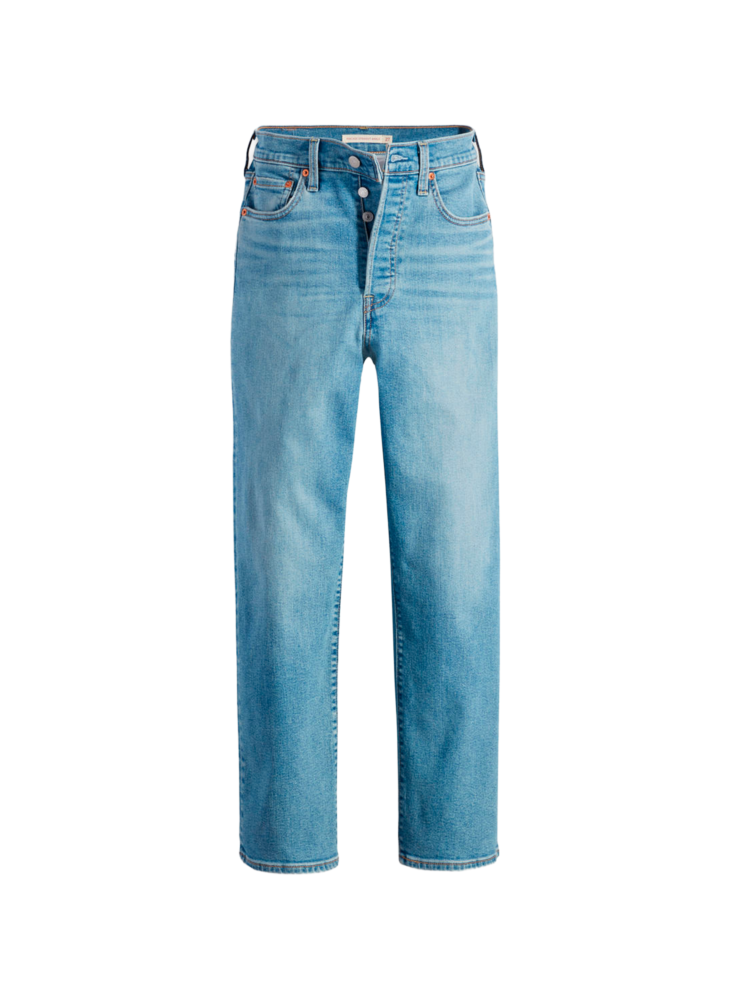 High-waisted straight-leg jeans LEVI'S Blue