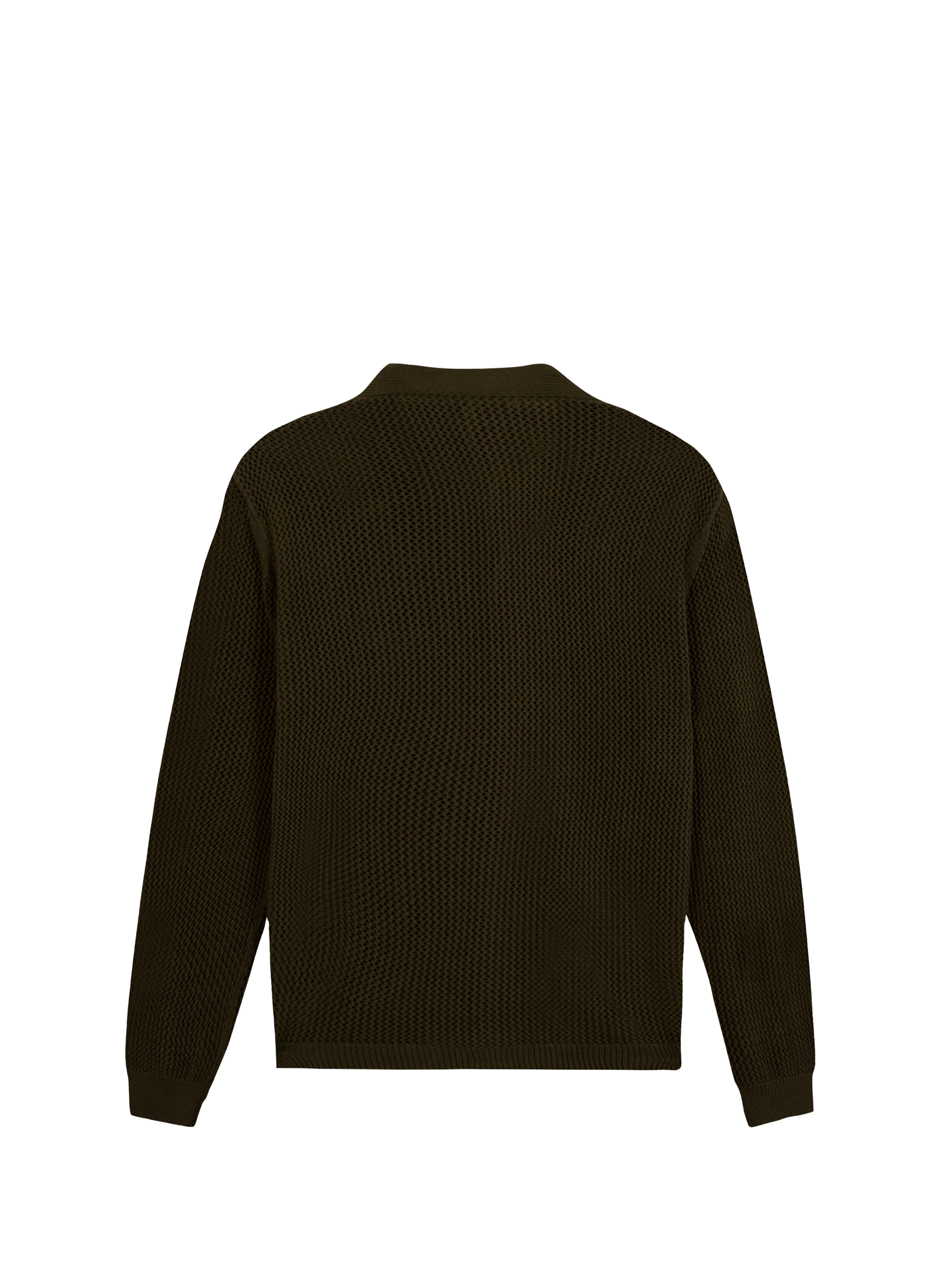 Men's cardigan with heart patch MAISON LABICHE Brown