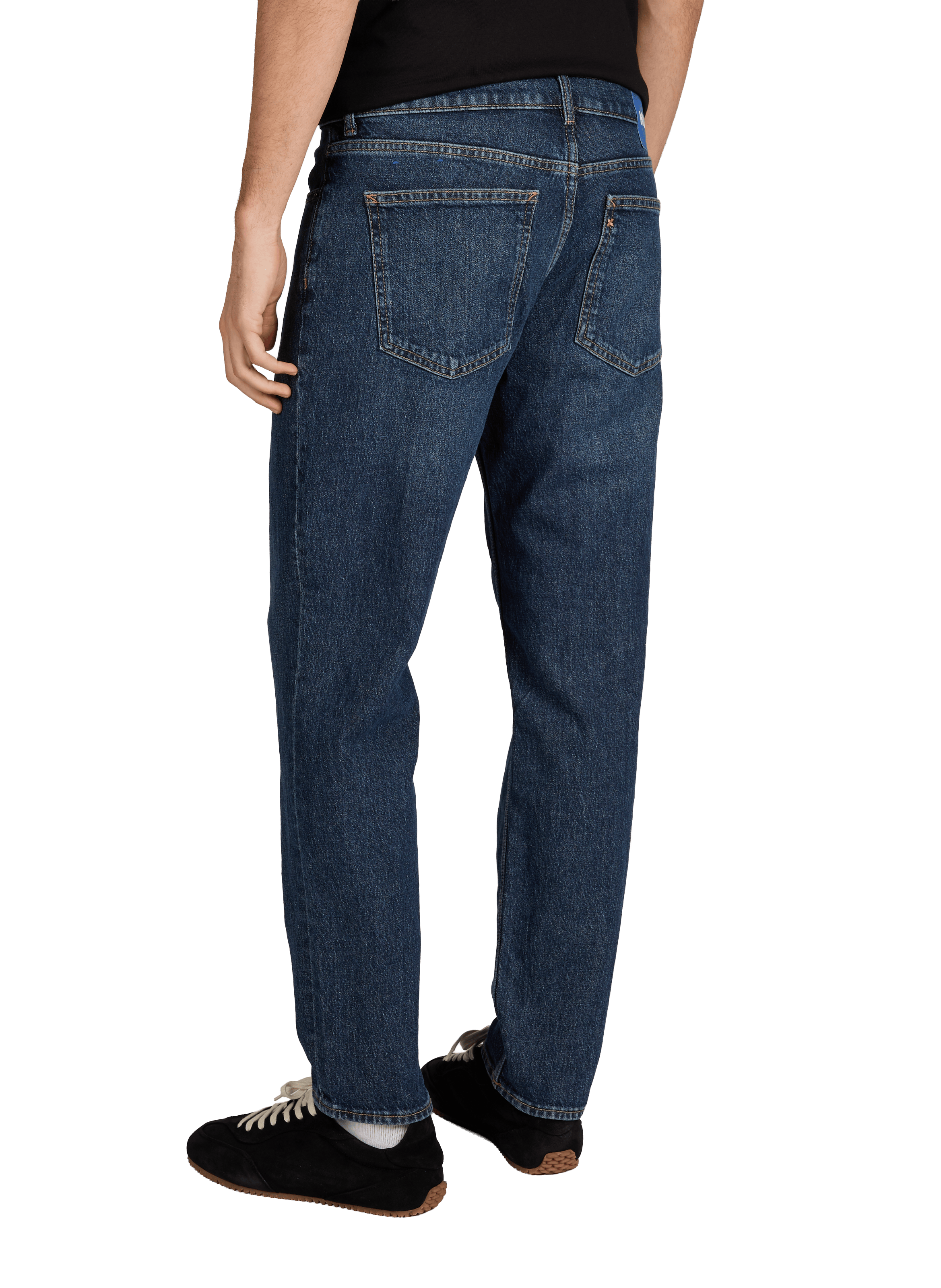 Straight-cut cotton-blend jeans HUGO BLUE Blue