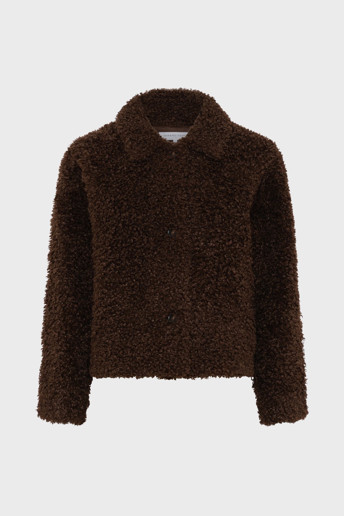 Manteau court en fausse fourrure - mavis GERARD DAREL Marron