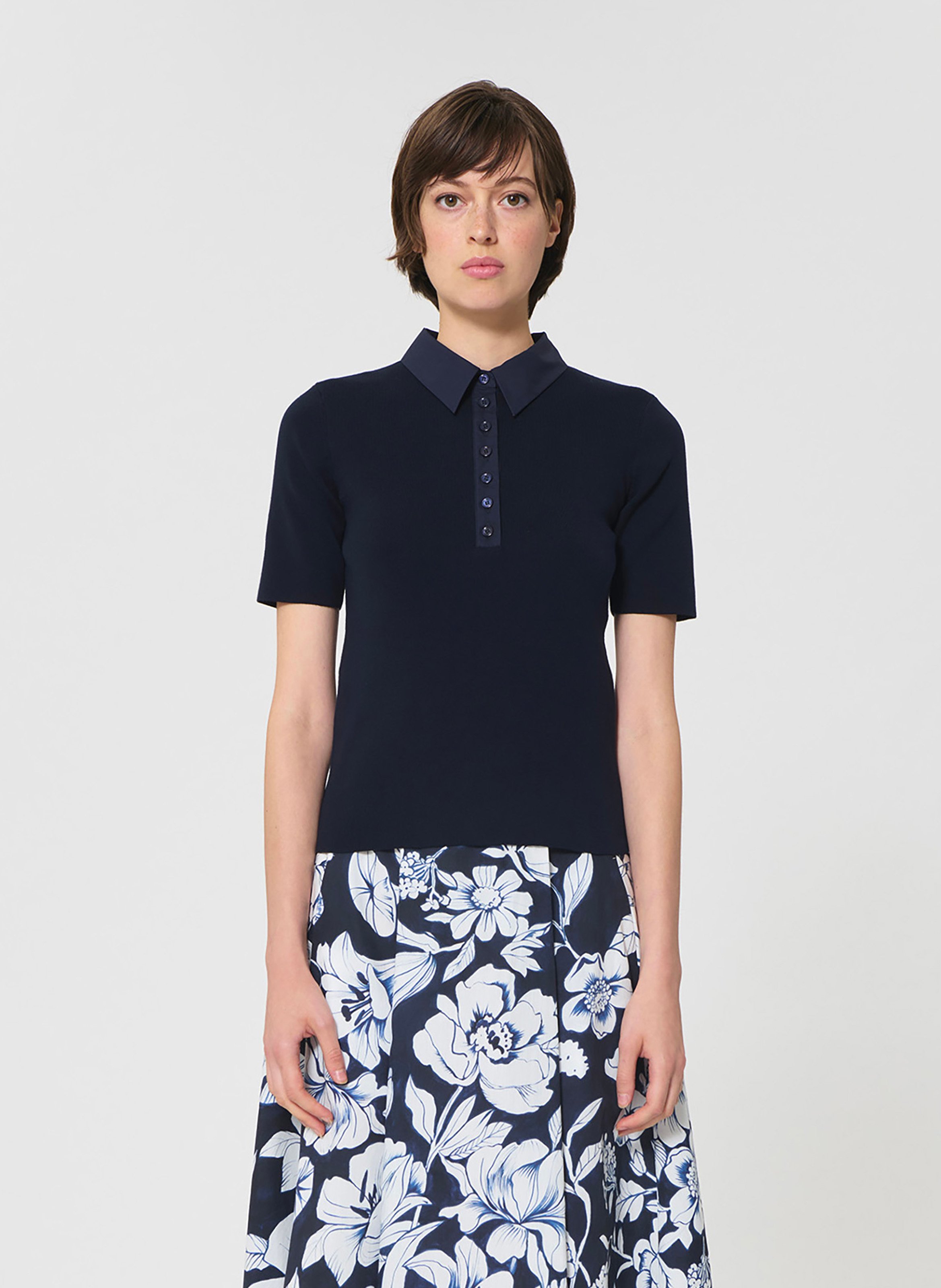 T-shirt tim TARA JARMON Bleu