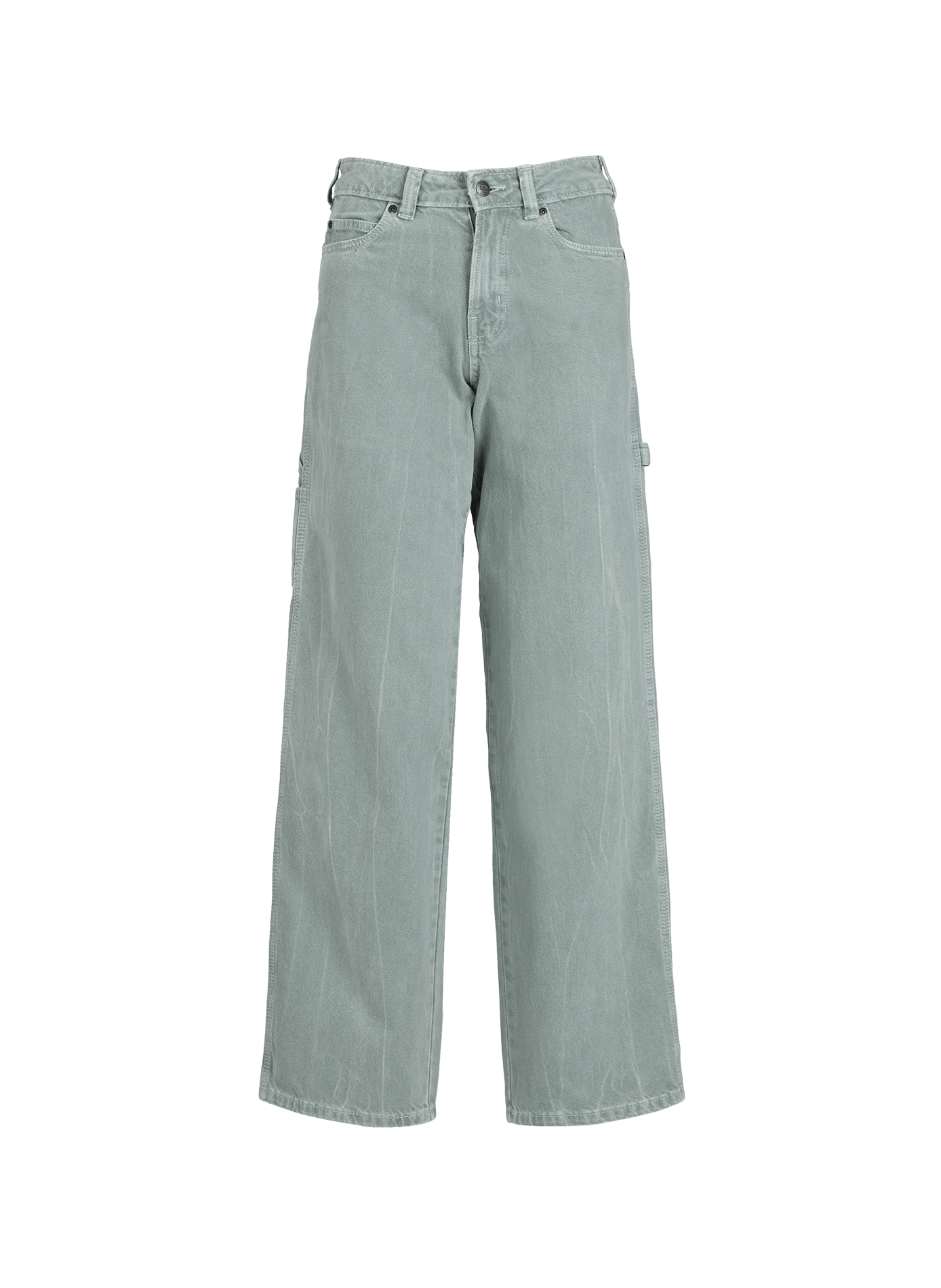 Pantalon droit cargo en coton  DICKIES Bleu