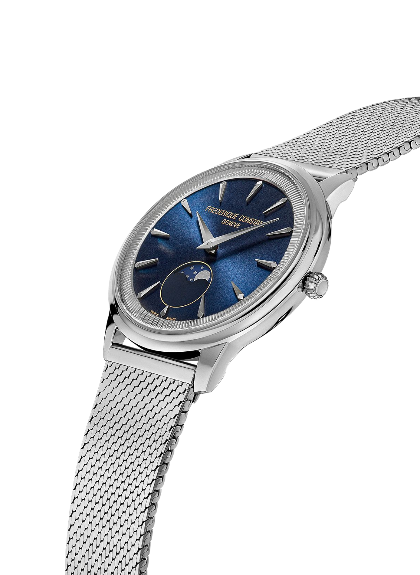 Montre quartz Classics Moneta Solarmetre en cuir  FREDERIQUE CONSTANT Marron