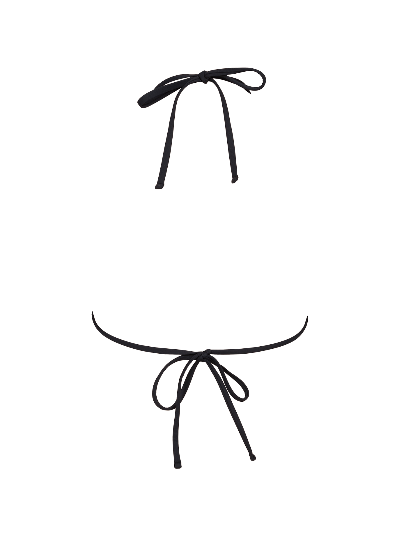 Chris Sequined Bikini Top LA NOUVELLE Black