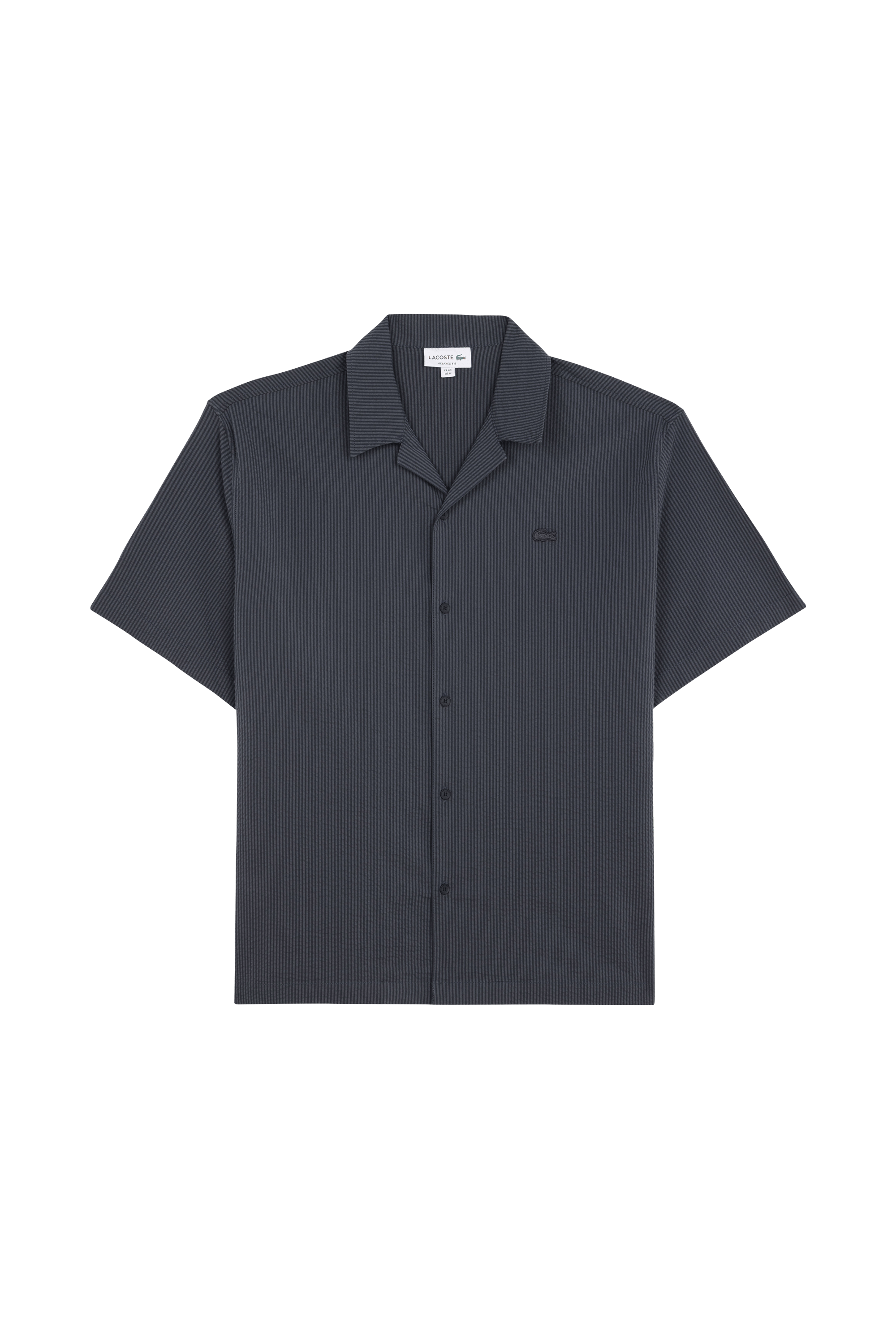 Chemise chemise casual manches co LACOSTE Noir