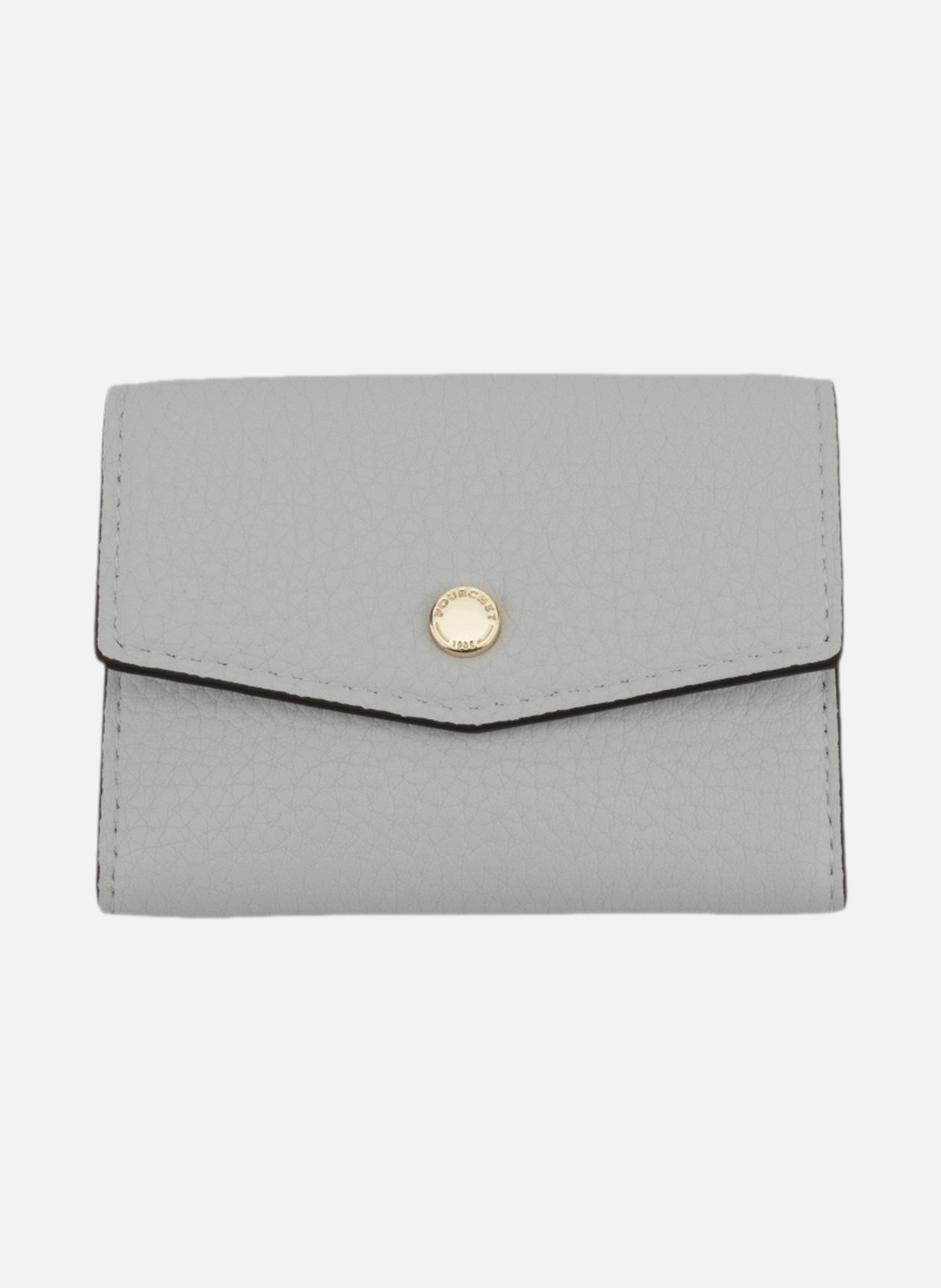 Club | porte-monnaie pm en cuir de veau | Blanc POURCHET Femme