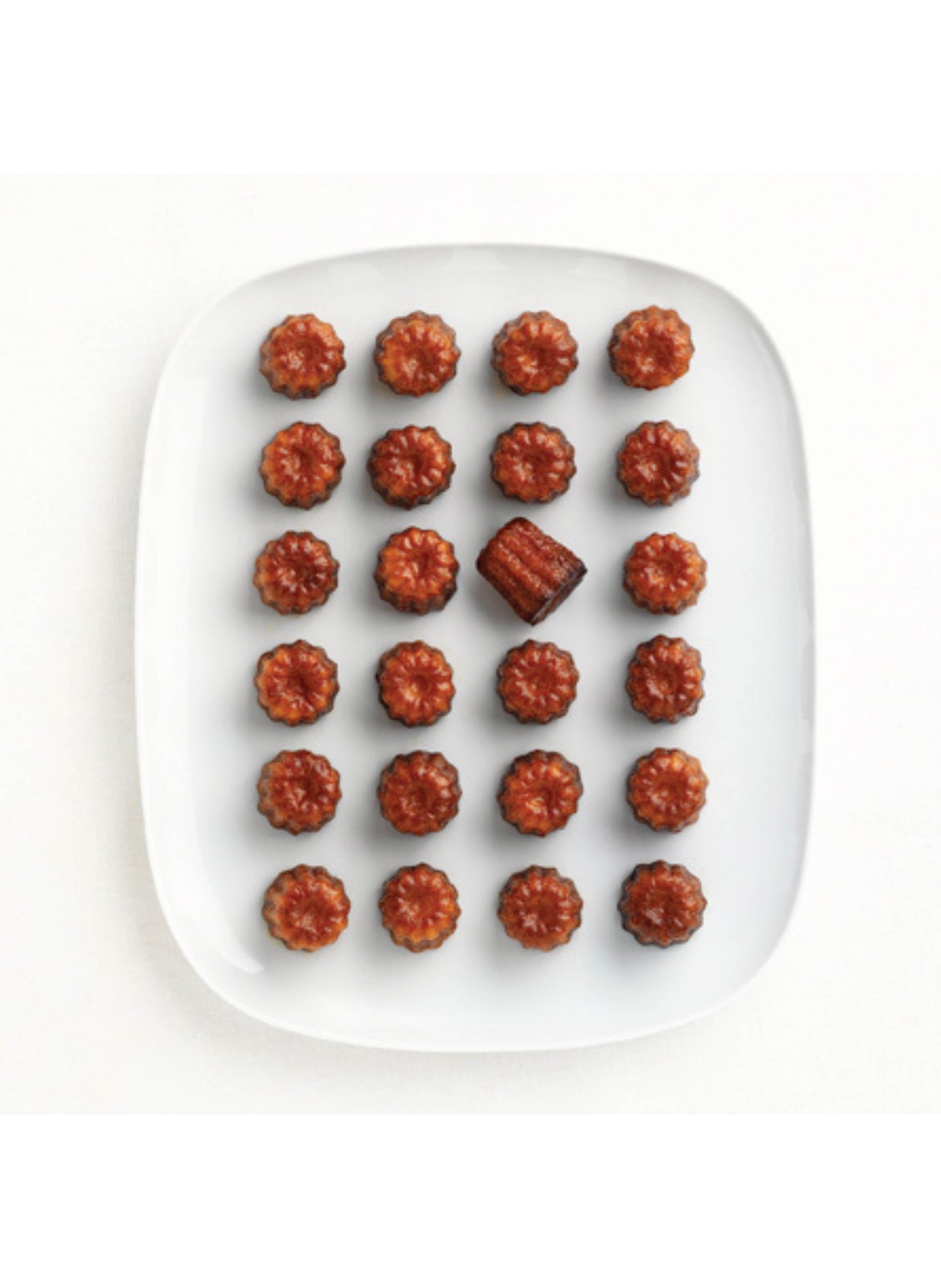 Mini-Cannelés-Backform mit 28 Vertiefungen MASTRAD Grau