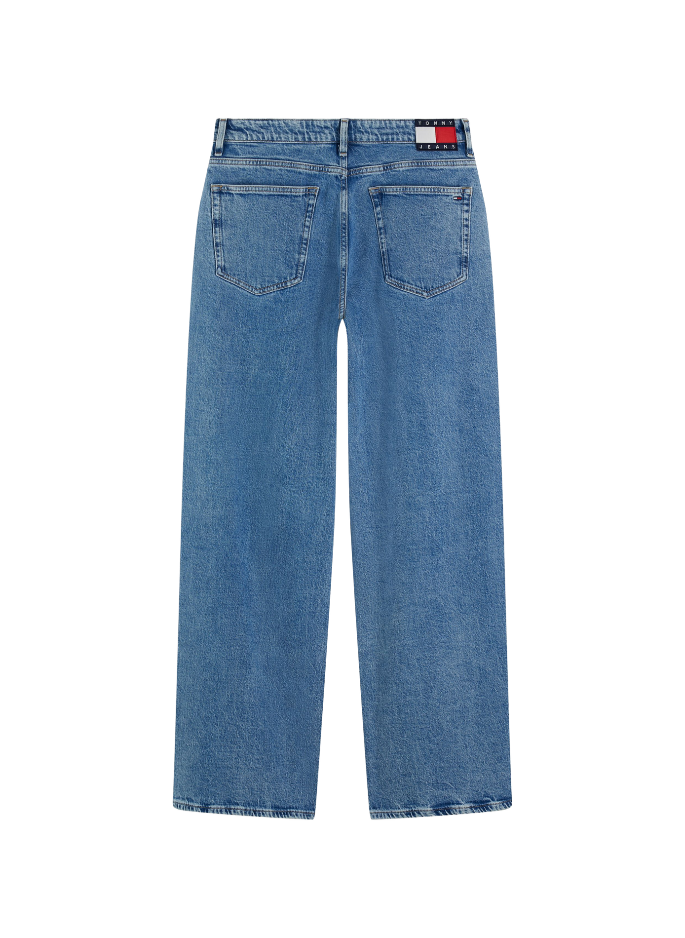 Gerade geschnittene Jeans aus Baumwollmischung TOMMY HILFIGER Blau