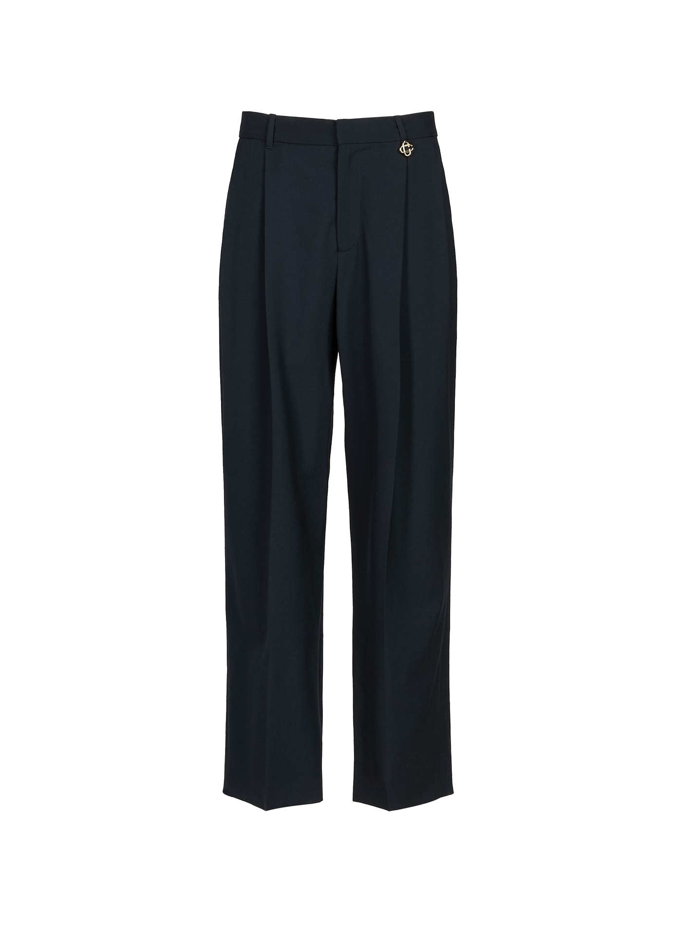Flared wool trousers CASABLANCA PARIS Black