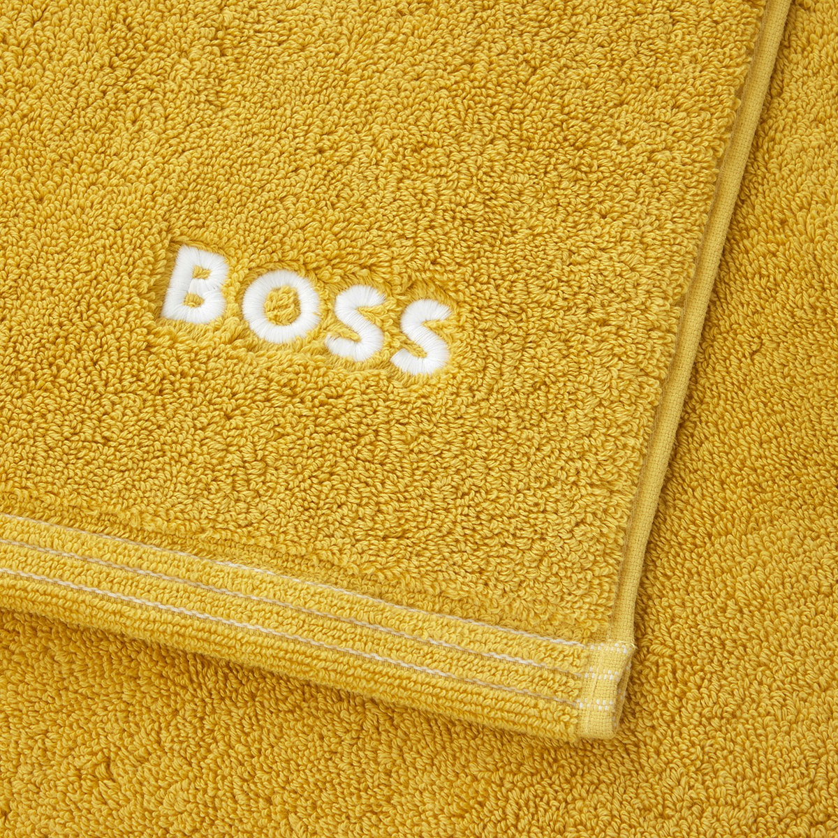 Tapis de bain  en coton, edge BOSS HOME Jaune