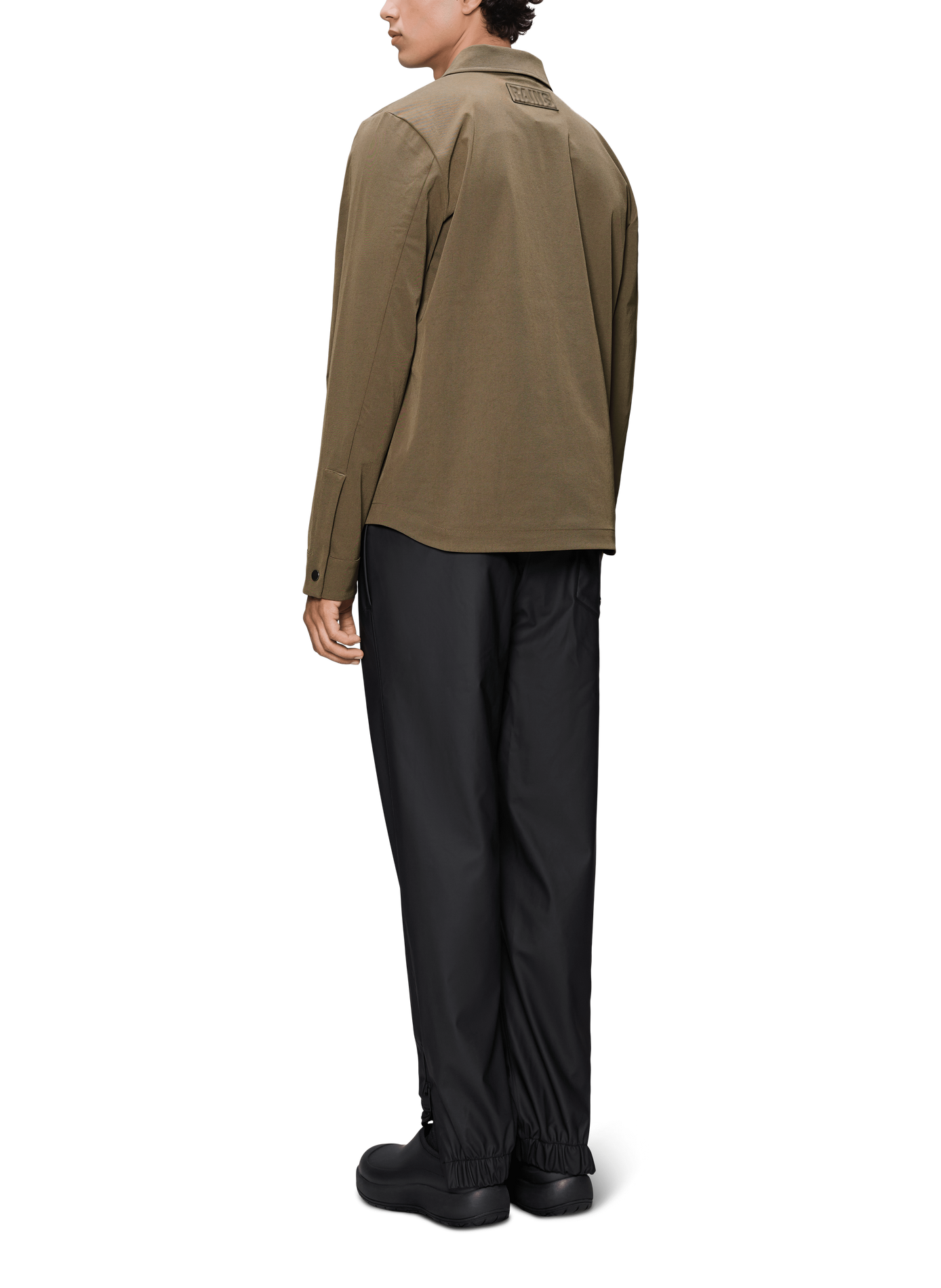 Blouson zippé RAINS Marron