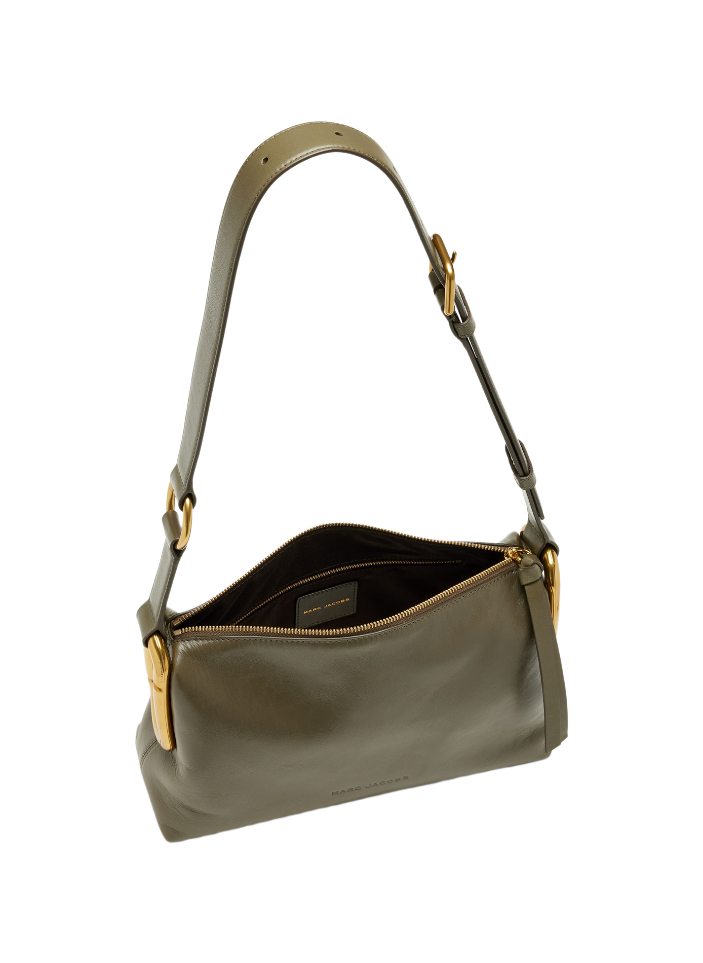 Sac épaule The Scene Medium en cuir MARC JACOBS Vert