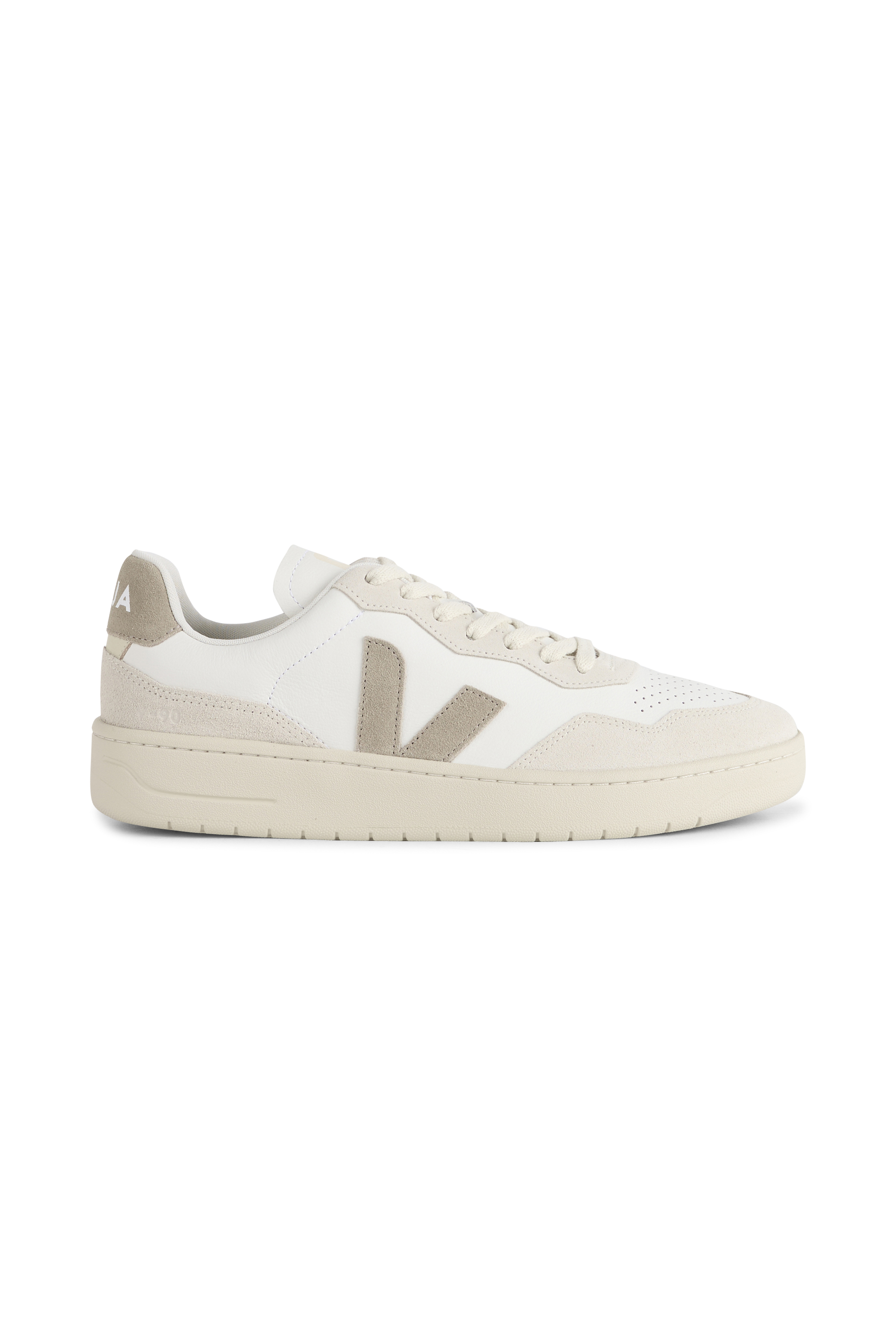 Baskets V-90 en cuir  VEJA Blanc