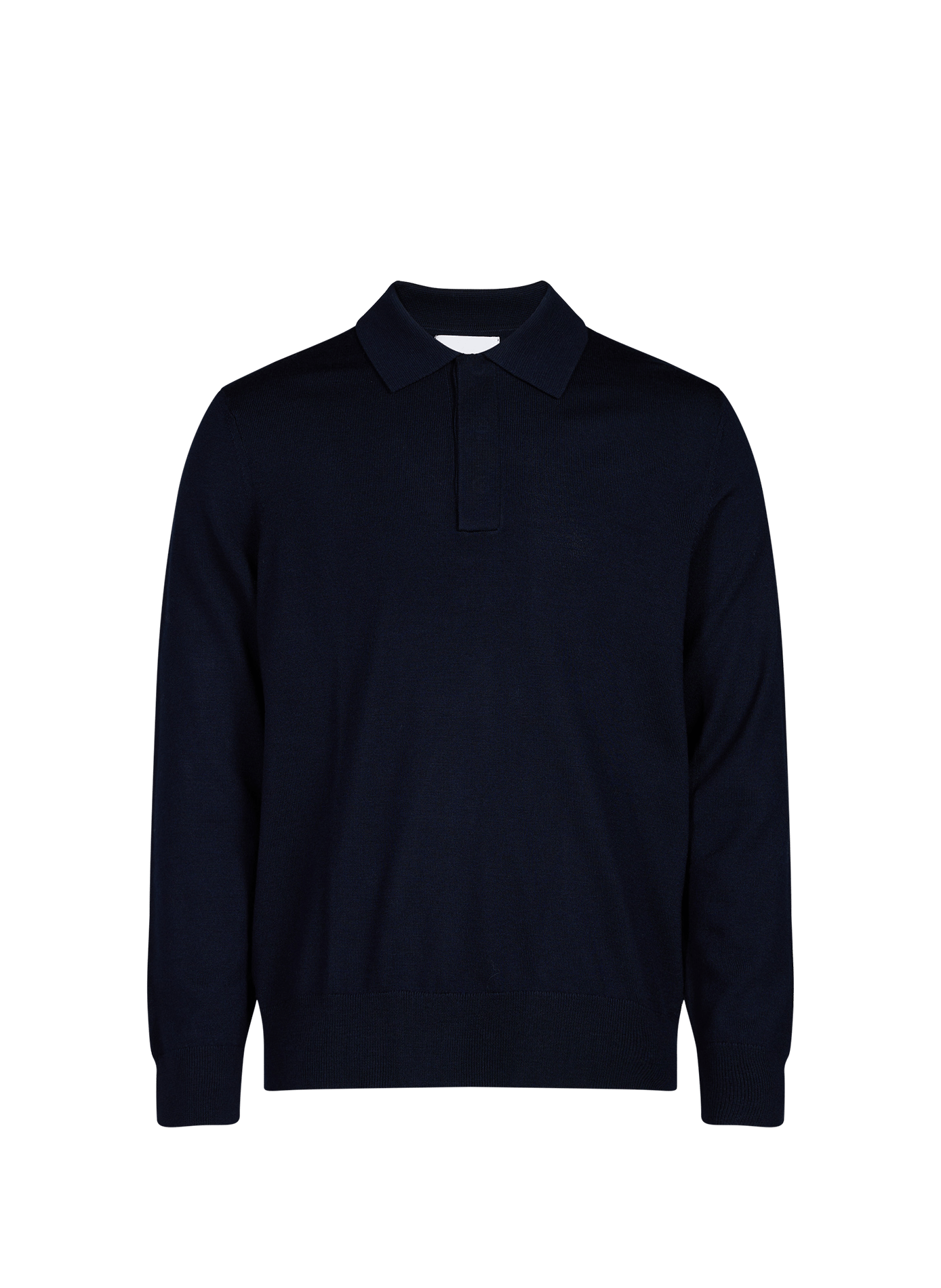 Emerson cotton knit polo sweater NN.07 Blue