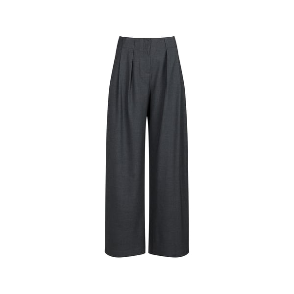 Pantalons tailleur ample uni Pantalons tailleur ample uni