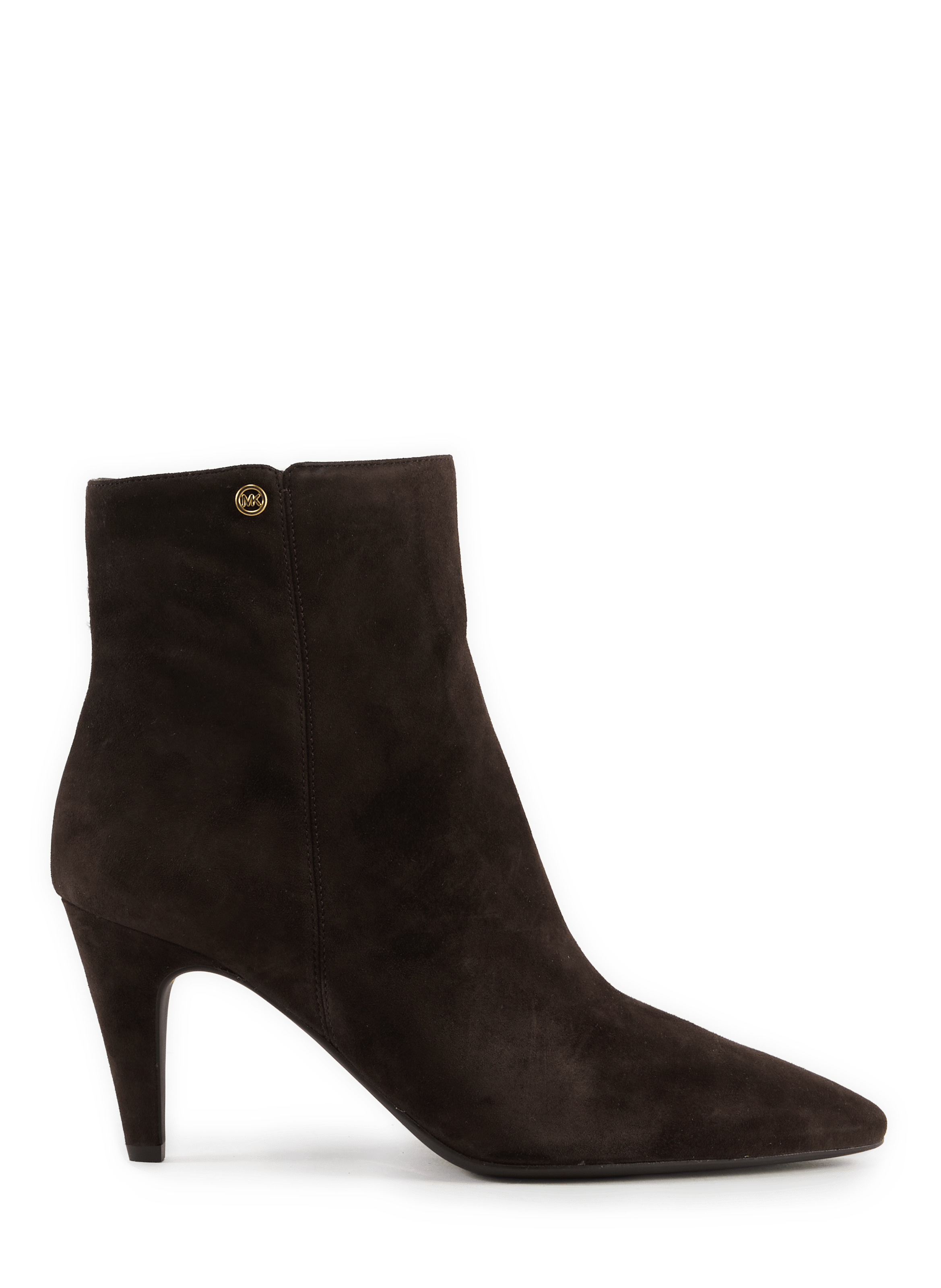 Daniela zip-up suede leather ankle boots MICHAEL KORS Brown
