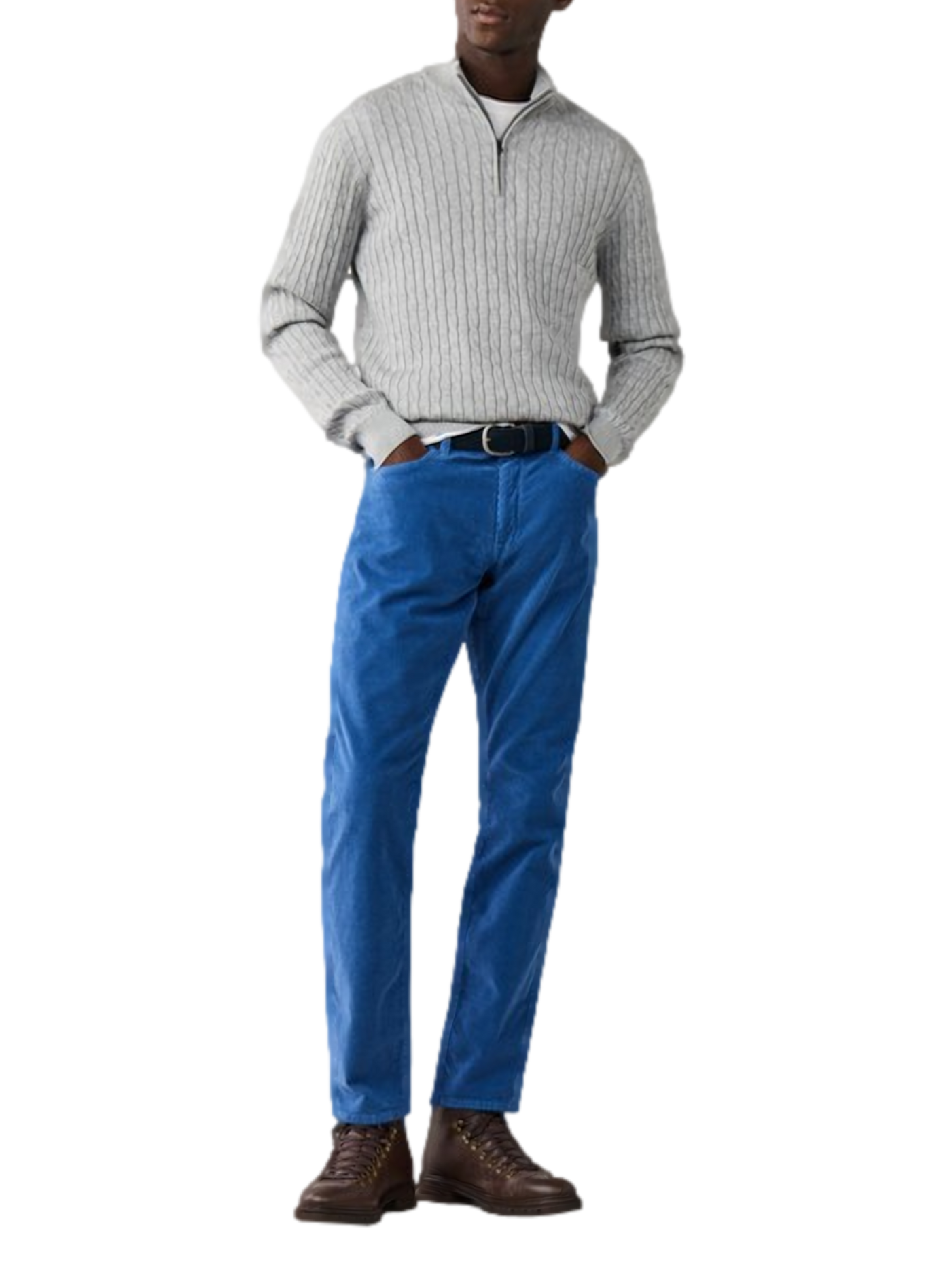 Straight trousers  FACONNABLE Blue