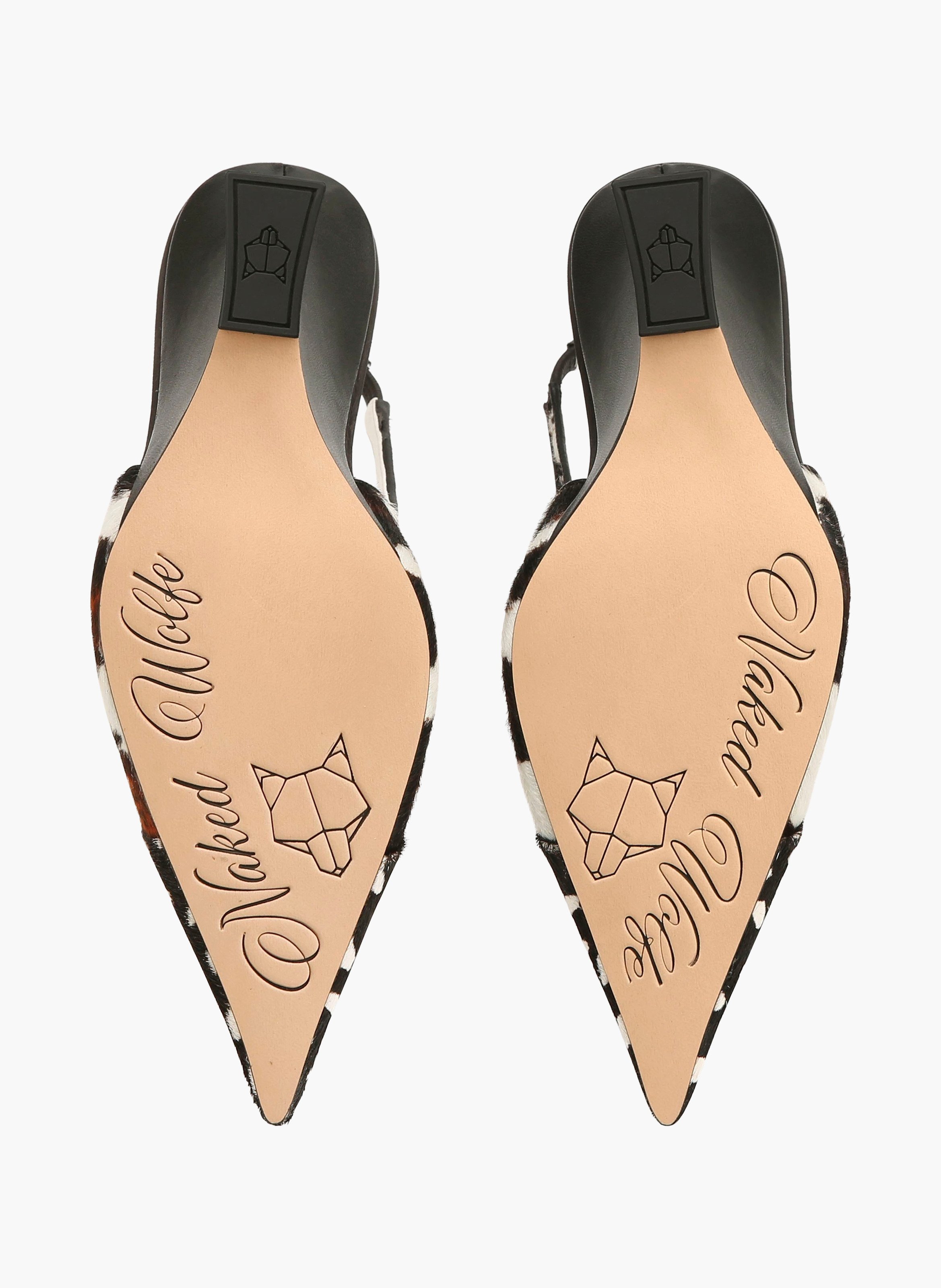 Chaussures à talons liquor en cuir poulain NAKED WOLFE Multicolore
