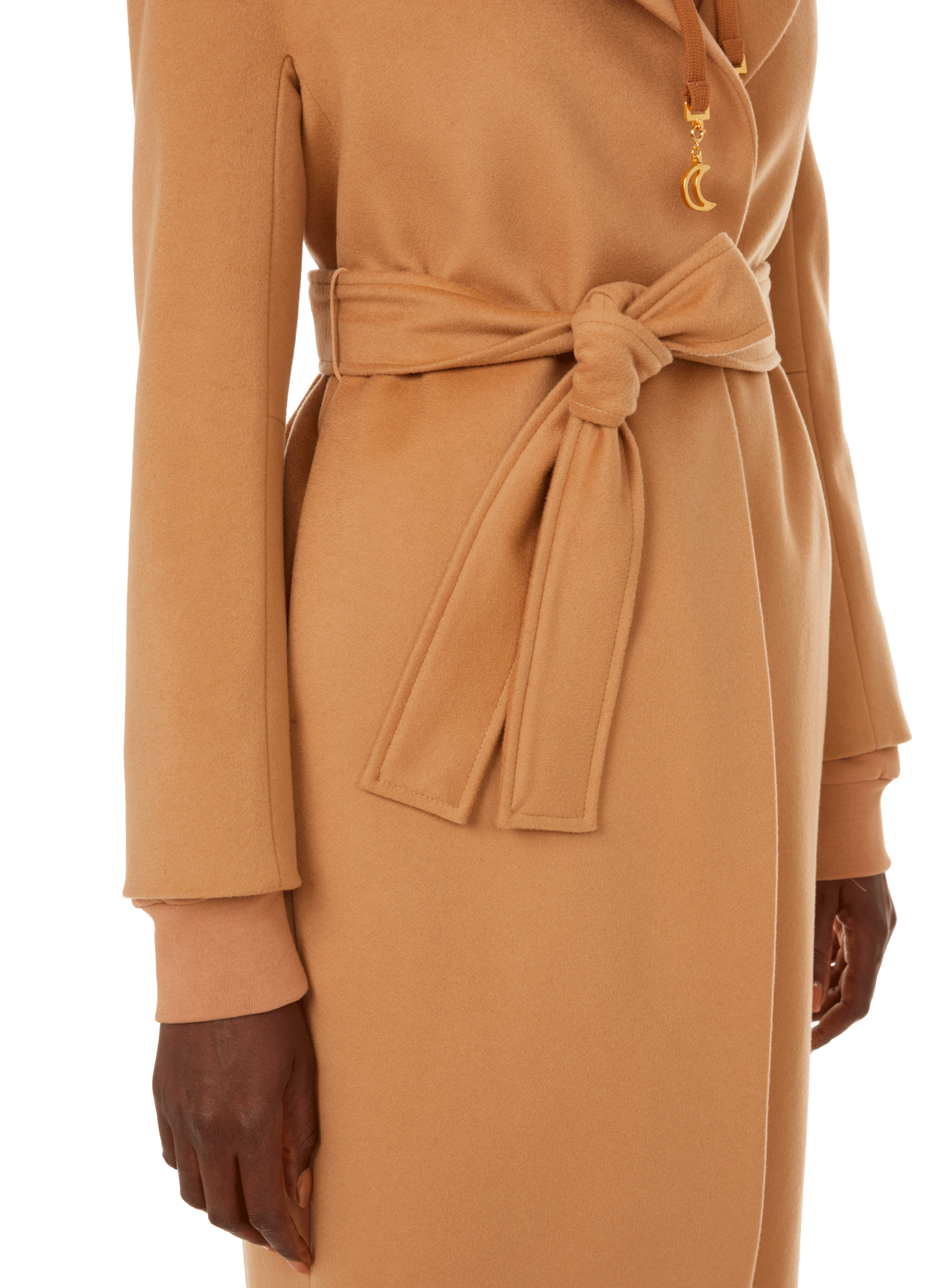 Virgin wool coat THE SOCIAL SUNDAY Brown