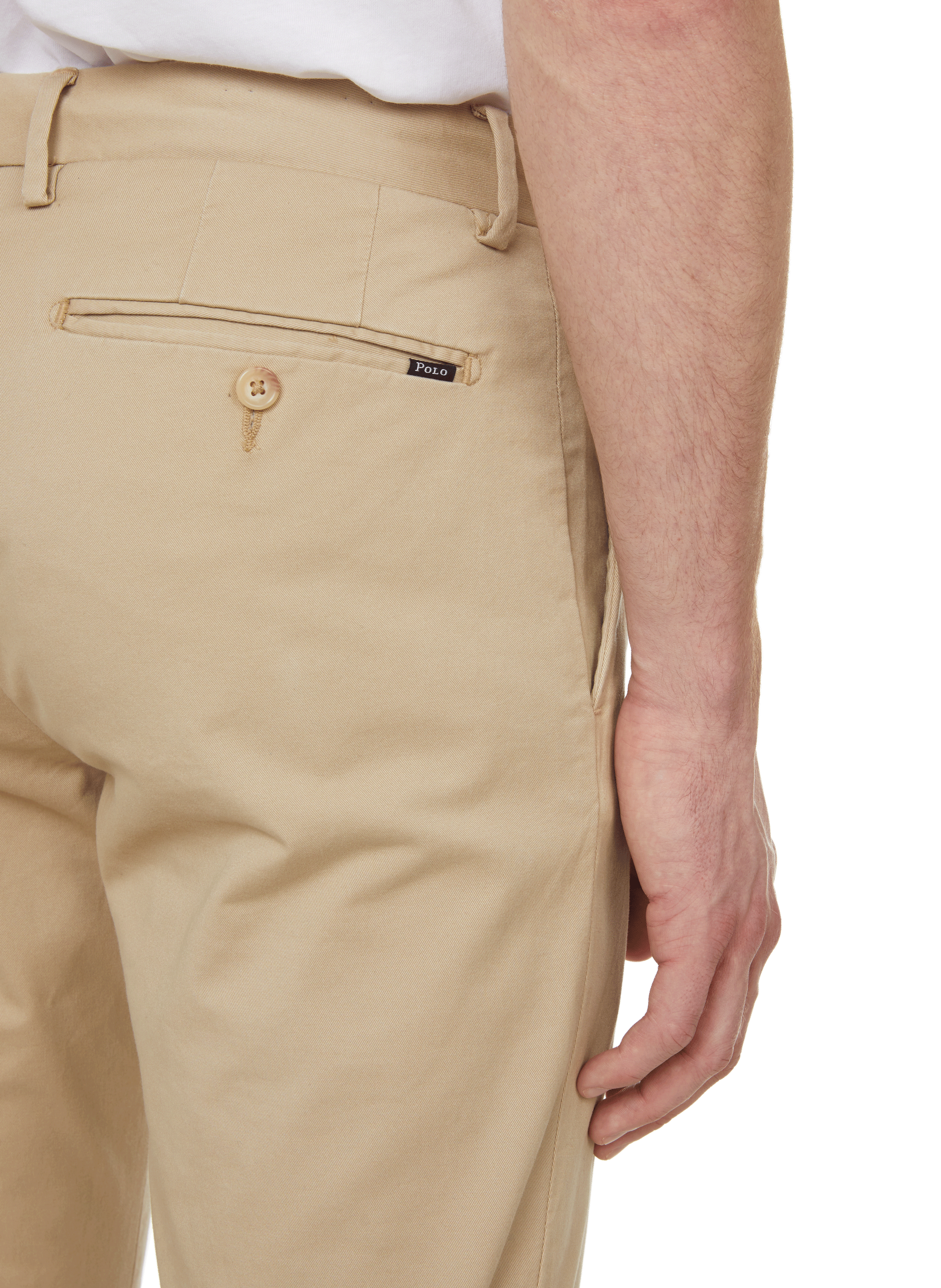 Pantalon chino slim en coton stretch POLO RALPH LAUREN Beige