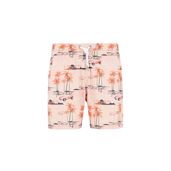 Short de bain Tropical Cars en polyester recyclé
