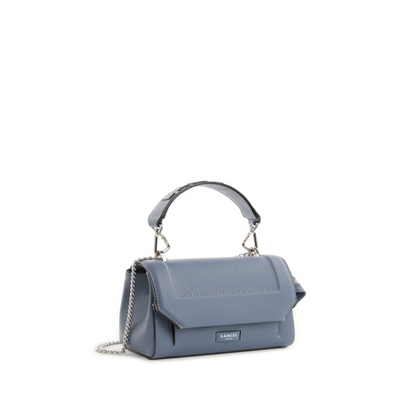 Lancel Ninon Leather Handbag In Blue