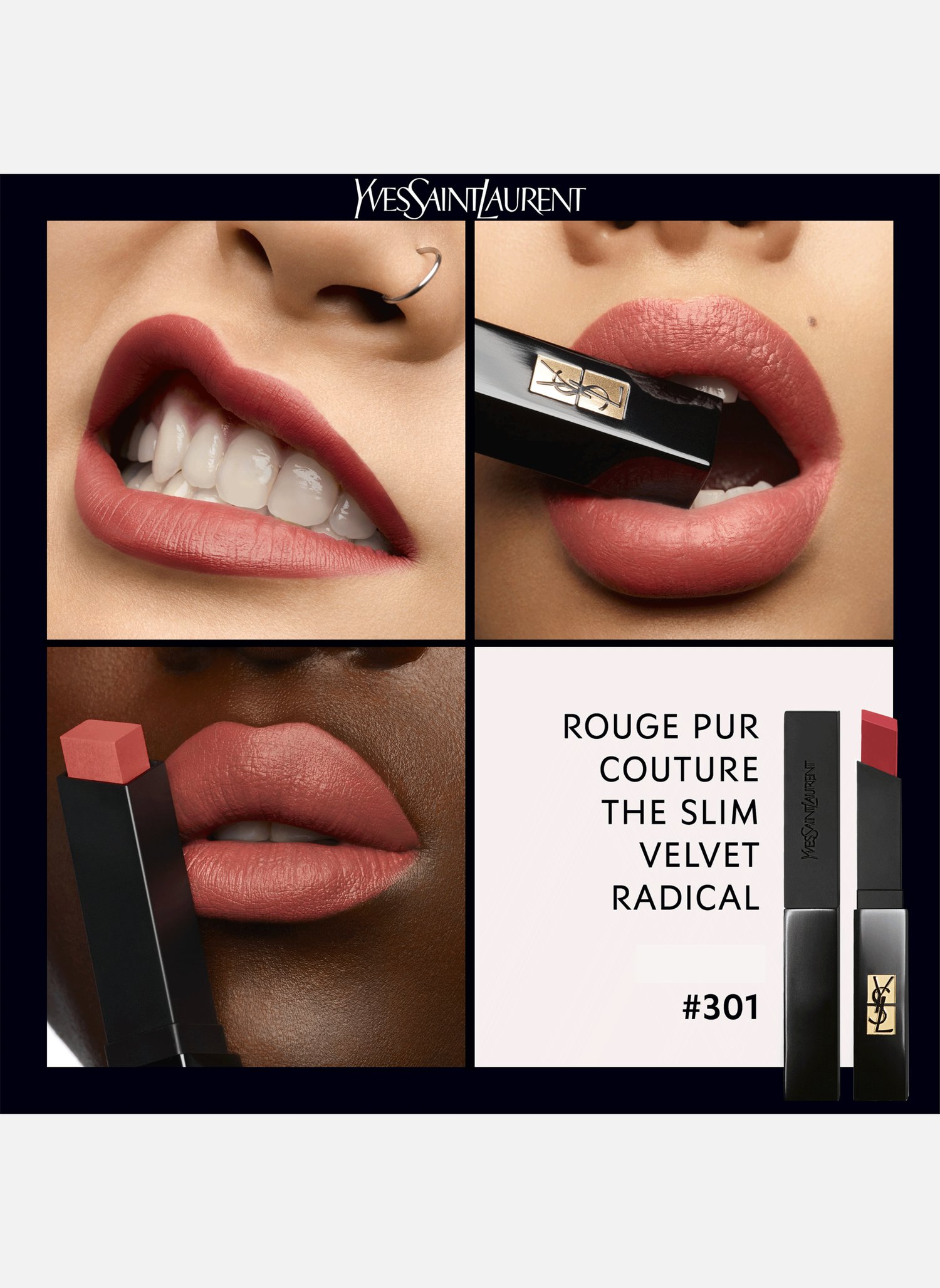 ROUGE PUR COUTURE THE SLIM VELVET RADICAL LIPSTICK - YVES SAINT LAURENT ...